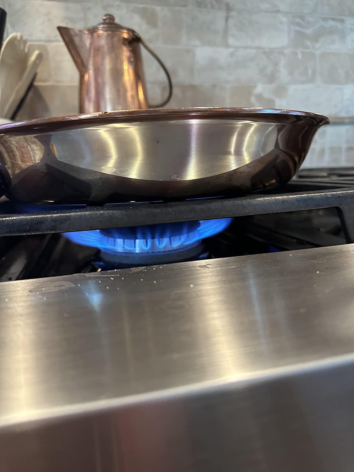 Matfer Bourgeat Copper Frying Pan 11 inch - Customer Photo 2