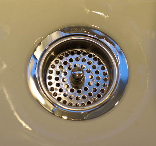 KOHLER K-8801-VS Duostrainer Sink Strainer, Fits Most Standard Kitchen Sinks, Vibrant Stainless - Customer Photo 2