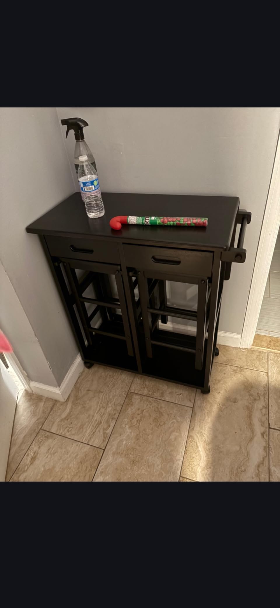 Winsome Wood Suzanne Kitchen, Square, Natural, Beech Customer Review Winsome Wood Suzanne Kitchen, Square, Natural, Beech - Customer Photo 1