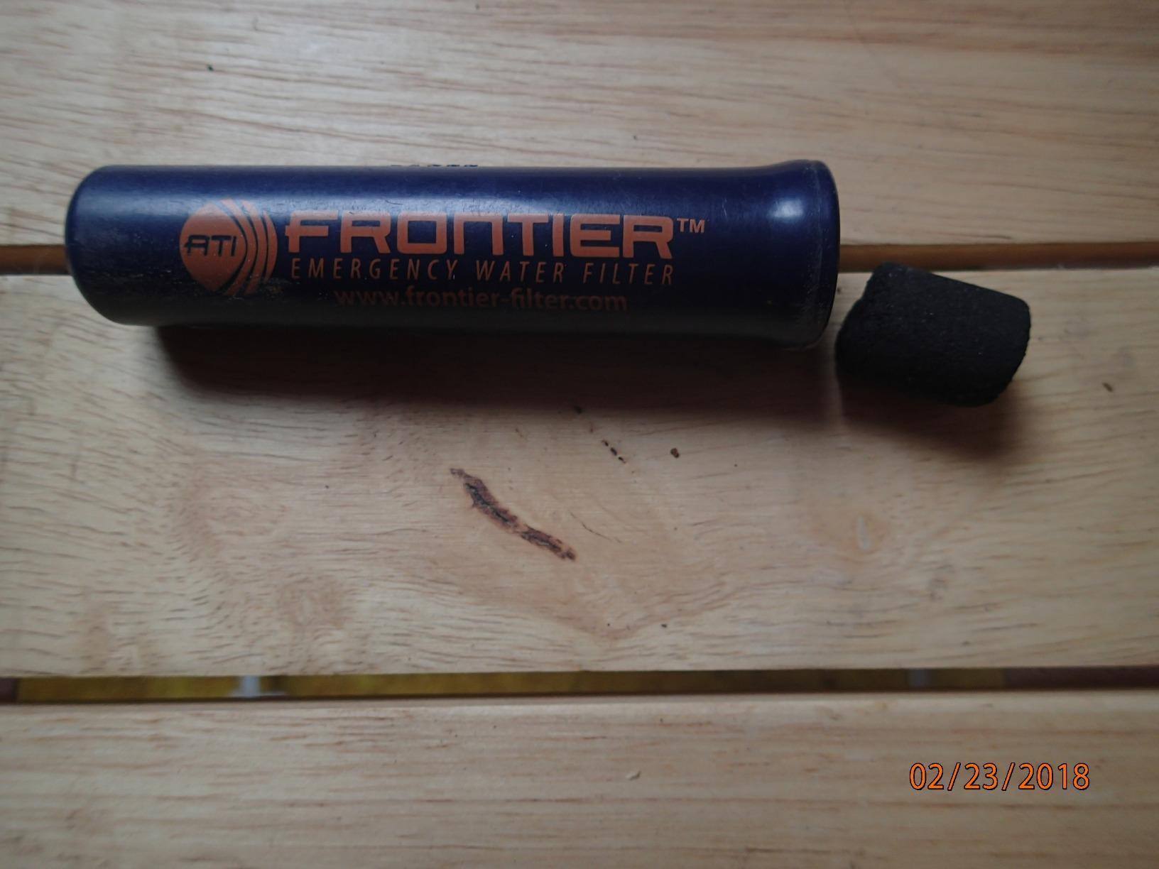 Aquamira Frontier Emergency Water Filtration and Straw - Customer Photo 1
