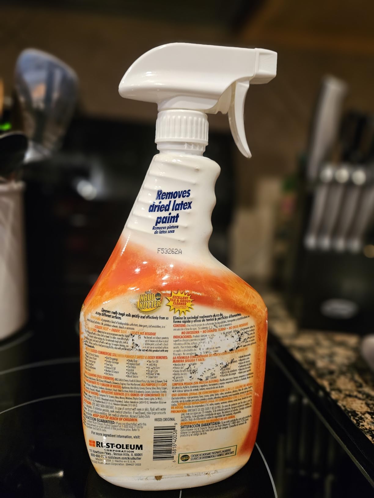 Krud Kutter KK326 Original Concentrated Cleaner/Degreaser Stain Remover Spray, 32 oz - Customer Photo 5