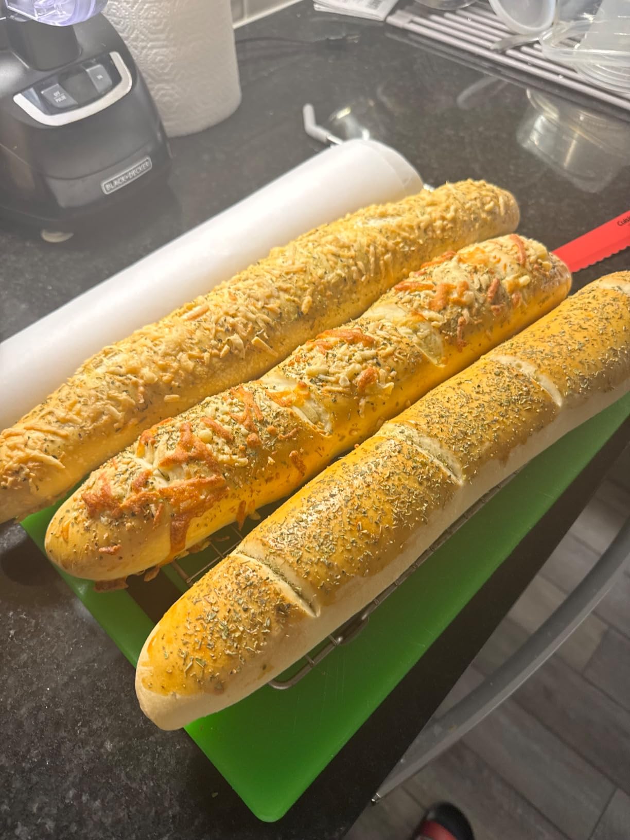 USA Pan Bakeware Aluminum Perforated Nonstick French Baguette Bread Pan, 3-Loaf customer photo 1