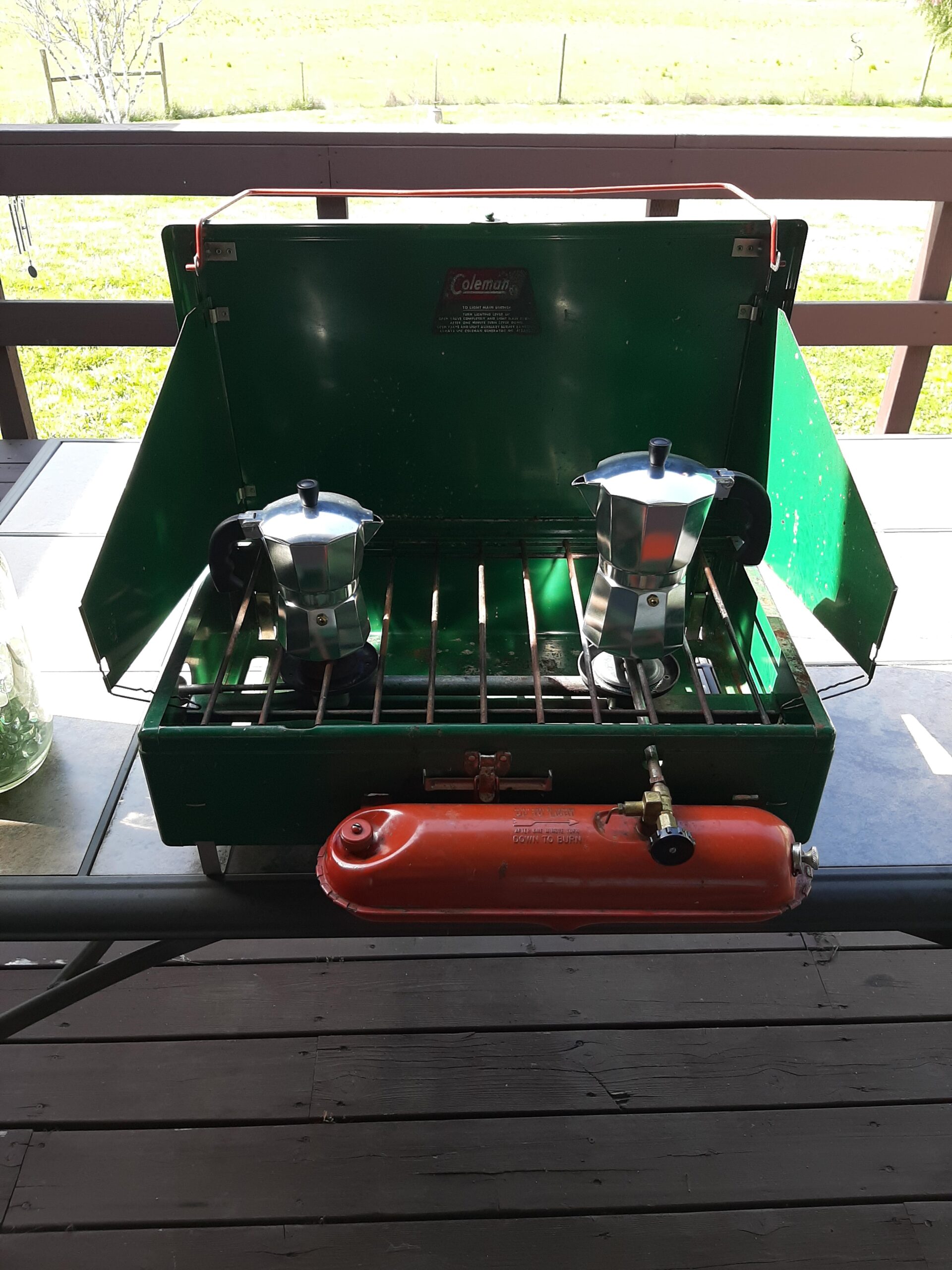 Imusa USA Aluminum Stovetop 6-cup Espresso Maker (B120-43V), Silver Customer Review Imusa USA Aluminum Stovetop 6-cup Espresso Maker (B120-43V), Silver - Customer Photo 1