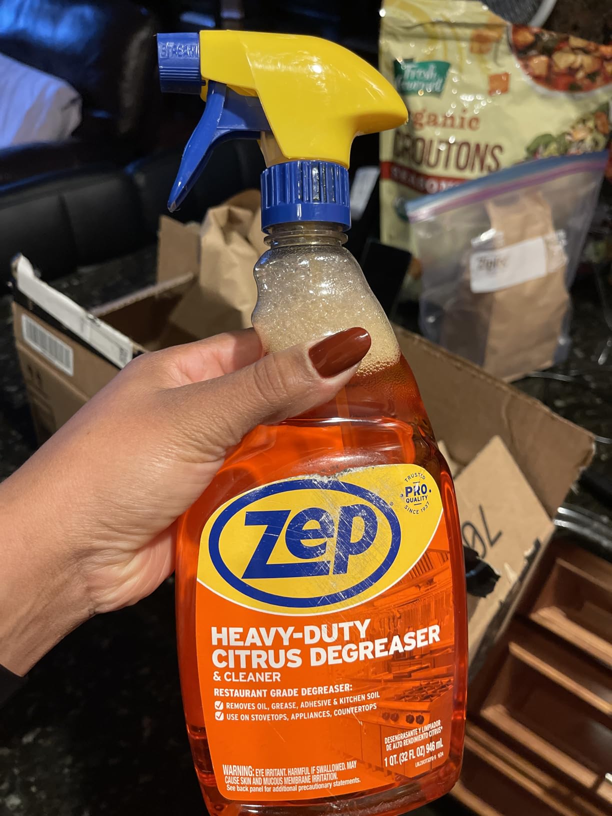 ZEP Heavy-Duty Citrus Degreaser 32 Ounces ZUCIT32 - Customer Photo 2