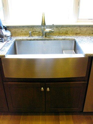 Kraus KHF200-36 Standart PRO Kitchen Stainless Steel Sink, 36 Inch Round Apron Single Bowl Customer Review Kraus KHF200-36 Standart PRO Kitchen Stainless Steel Sink, 36 Inch Round Apron Single Bowl - Customer Photo 2