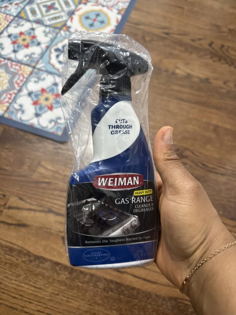 Weiman Gas Range Cleaner and Degreaser, Single, Lemon, 1 Count Customer Review Best Cleaners For Gas Stove Grates