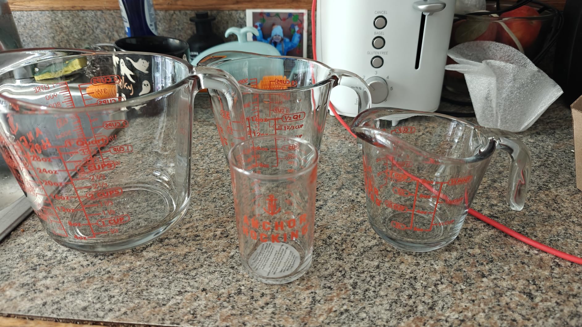 Anchor Hocking Triple Pour Glass Measuring Cup, 8 Oz Measuring Glass Customer Review Anchor Hocking Triple Pour Glass Measuring Cup, 8 Oz Measuring Glass - Customer Photo 2