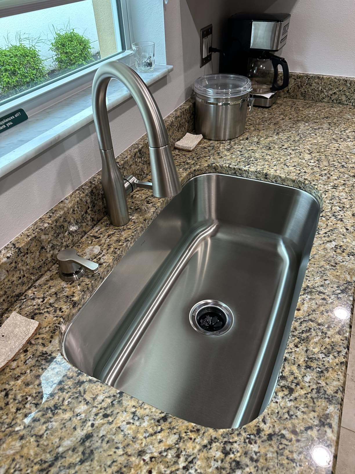 Kraus 23 Inch Stainless Steel Kitchen Sink, Durable 18 Gauge Single Bowl Kitchen Sinks Undermount, KBU12 - Customer Photo 3