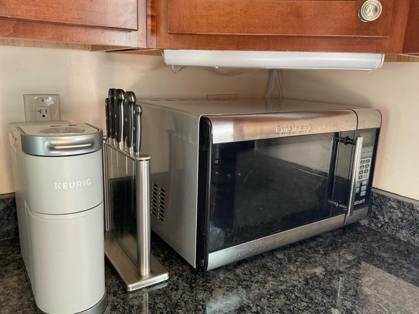 Mercer Culinary Renaissance 6-Piece Forged Knife Block Set, Tempered Glass Block - Customer Photo 1