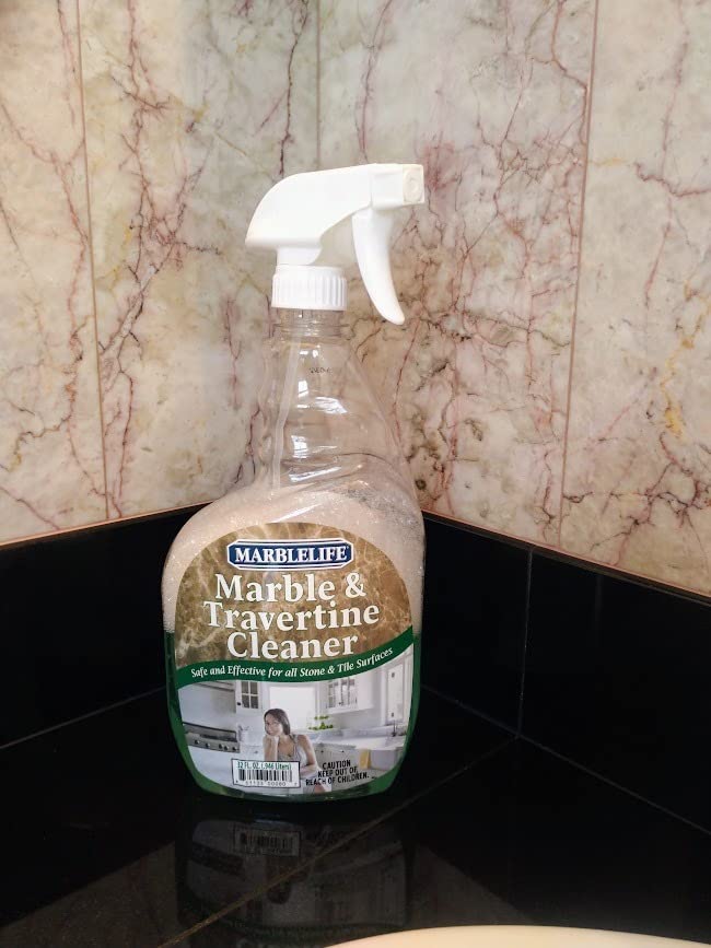 Marblelife InterCare Marble and Travertine, Natural Stone & Terrazzo Liquid Cleaner, Shower & Tile Surface Care, Floor, Walls & Countertop Cleaner and Degreaser, 32 oz - Customer Photo 1