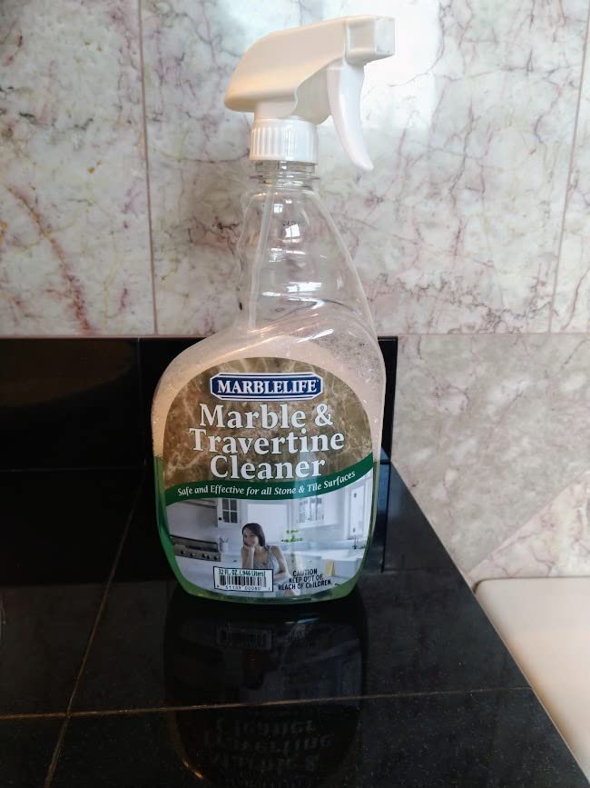 Marblelife InterCare Marble and Travertine, Natural Stone & Terrazzo Liquid Cleaner, Shower & Tile Surface Care, Floor, Walls & Countertop Cleaner and Degreaser, 32 oz - Customer Photo 2