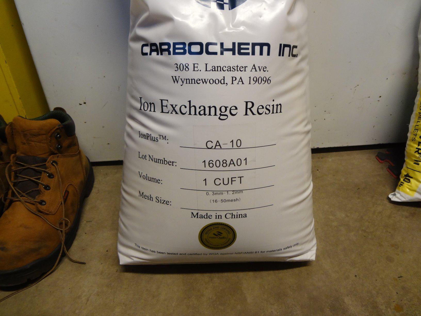 ABCwaters SOFRES1 Water softening resin 1 cu. ft. bag replacement softener resin Customer Review ABCwaters SOFRES1 Water softening resin 1 cu. ft. bag replacement softener resin - Customer Photo 1