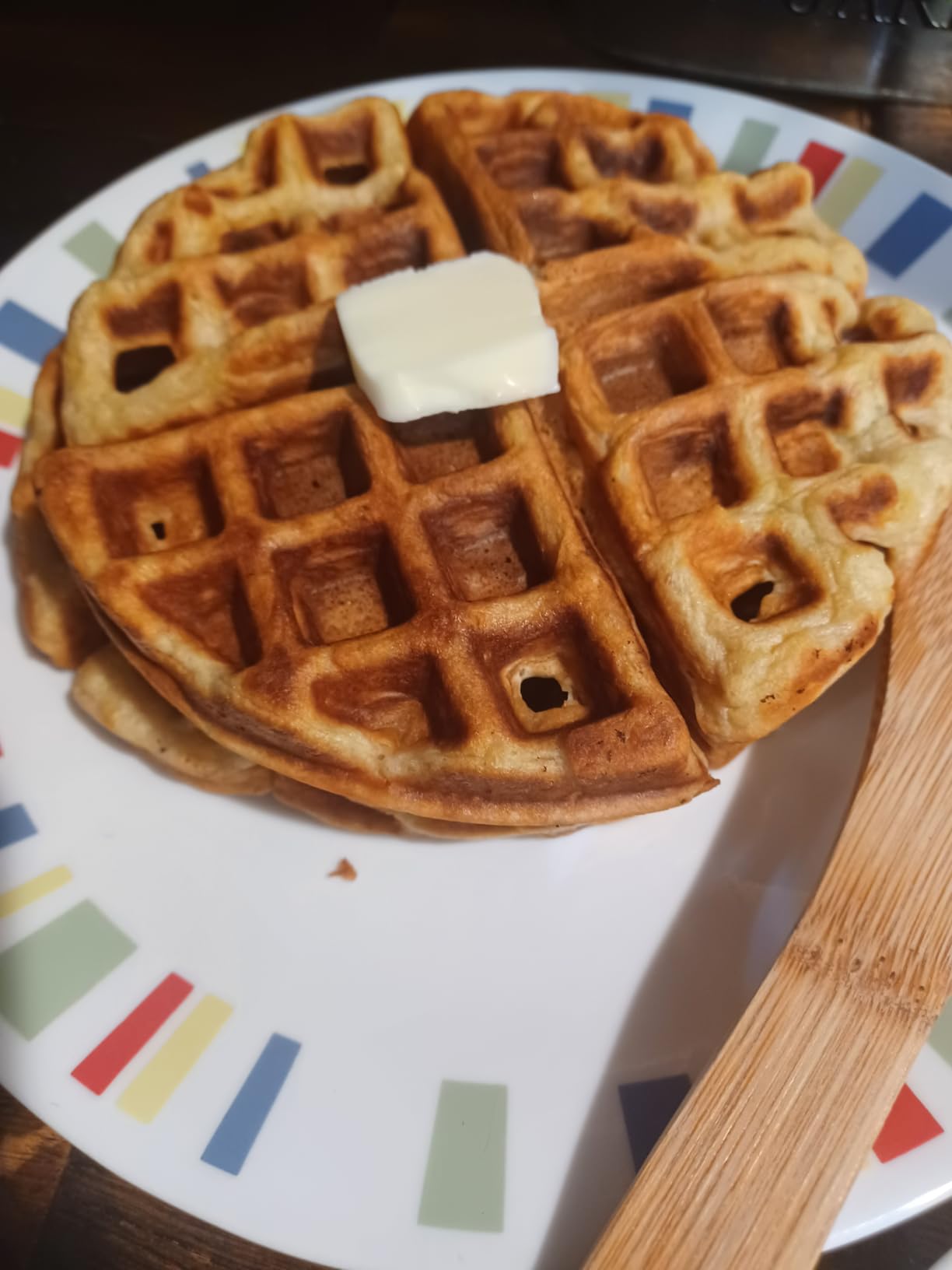 bella Classic Rotating Belgian Waffle Maker with Nonstick Plates, Removable Drip Tray, Adjustable Browning Control and Cool Touch Handles, Black - Customer Photo 2