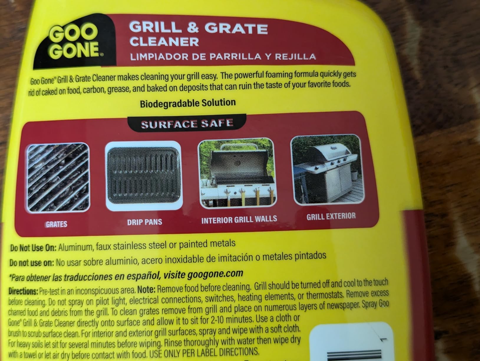Goo Gone Grill and Grate Cleaner - 24 Ounce - Cleans Cooking Grates and Racks Customer Review Goo Gone Grill and Grate Cleaner - 24 Ounce - Cleans Cooking Grates and Racks - Customer Photo 2