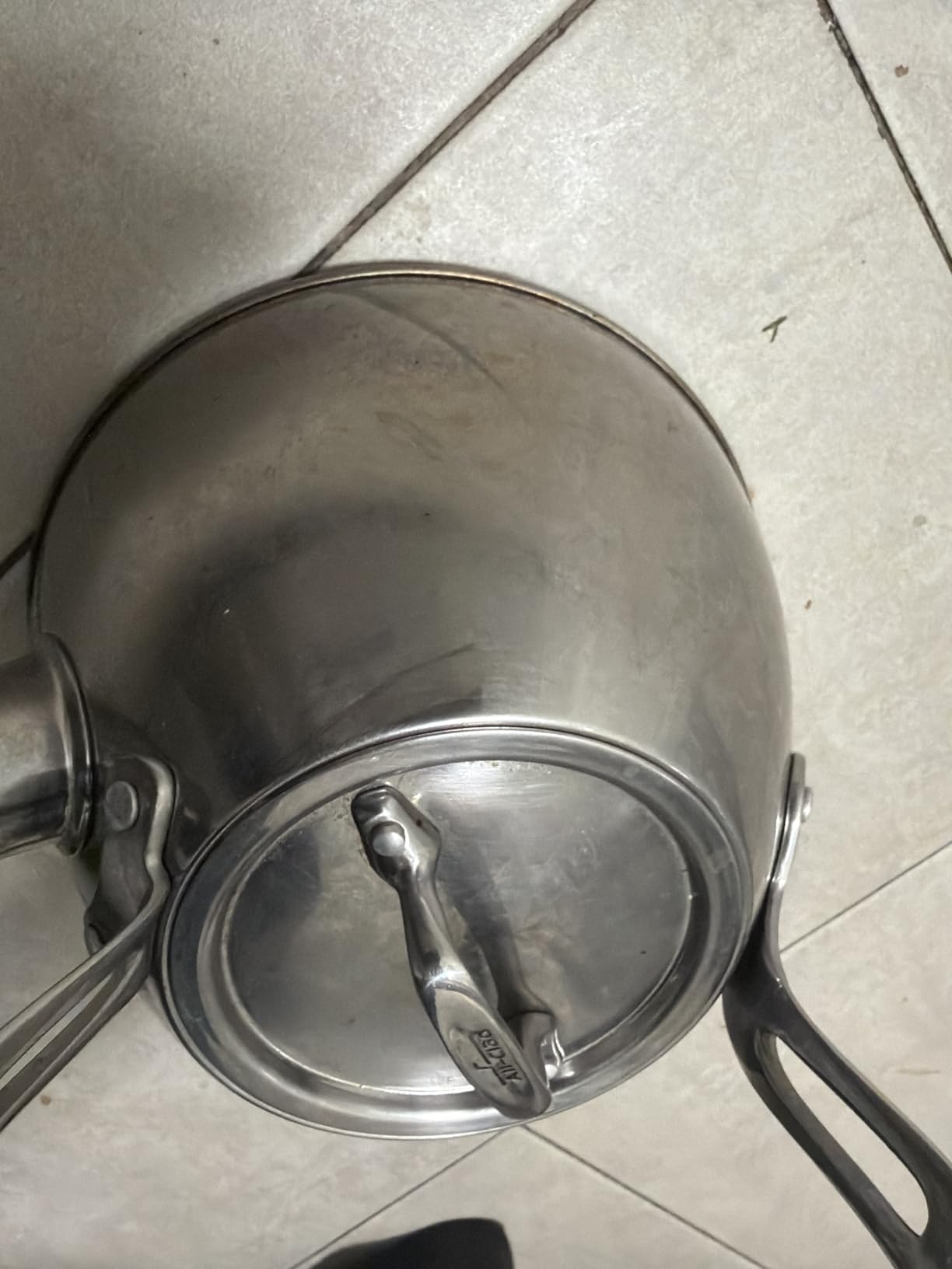 All-Clad Specialty Stainless Steel Tea Kettle 2 Quart Induction Pots and Pans, Cookware Silver Customer Review All-Clad Specialty Stainless Steel Tea Kettle 2 Quart Induction Pots and Pans, Cookware Silver - Customer Photo 2