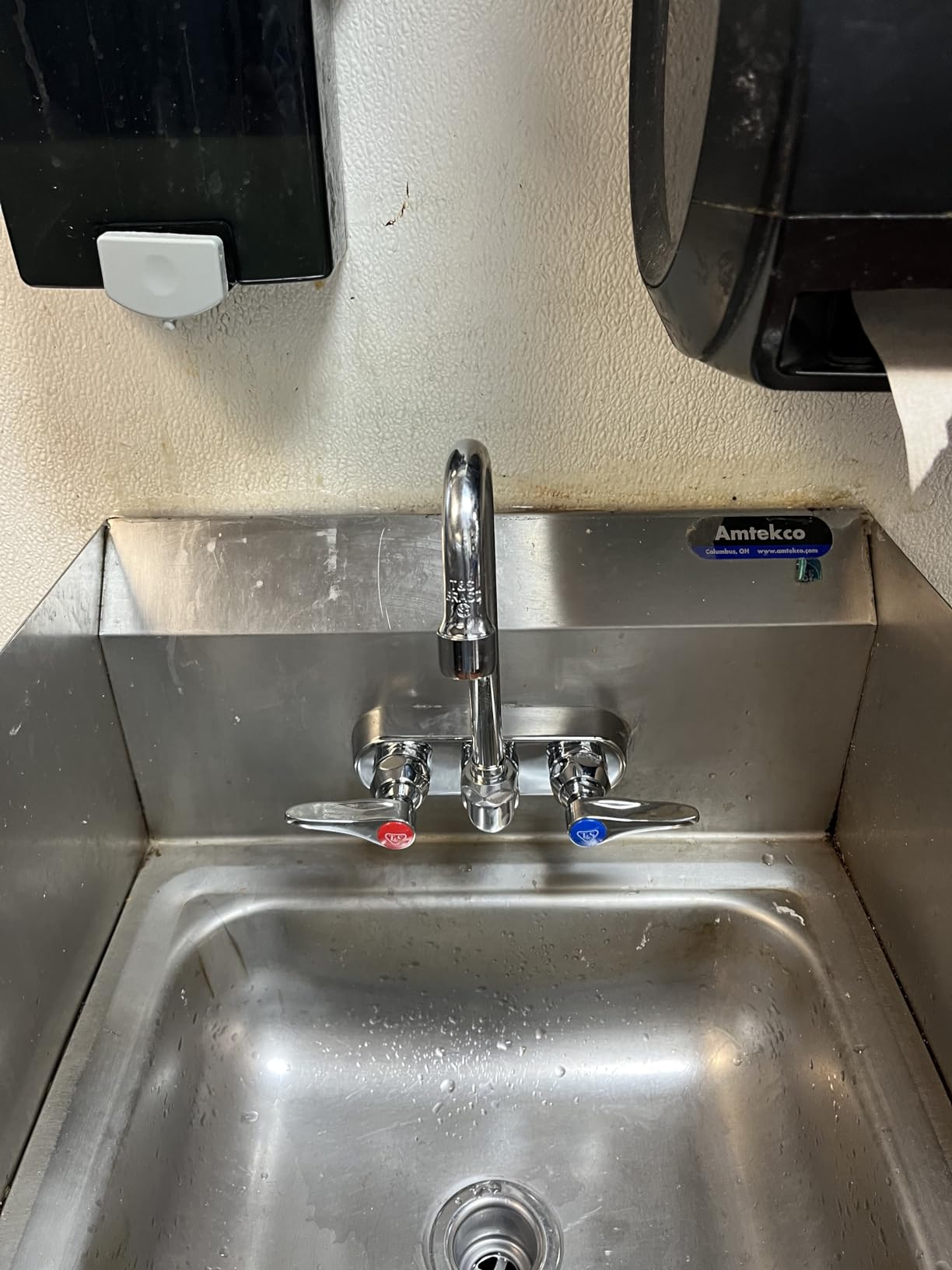 T&S Brass B-1115-132X Faucet Workboard, Chrome-Plated Brass, 2.2 GPM, Silver - Customer Photo 1