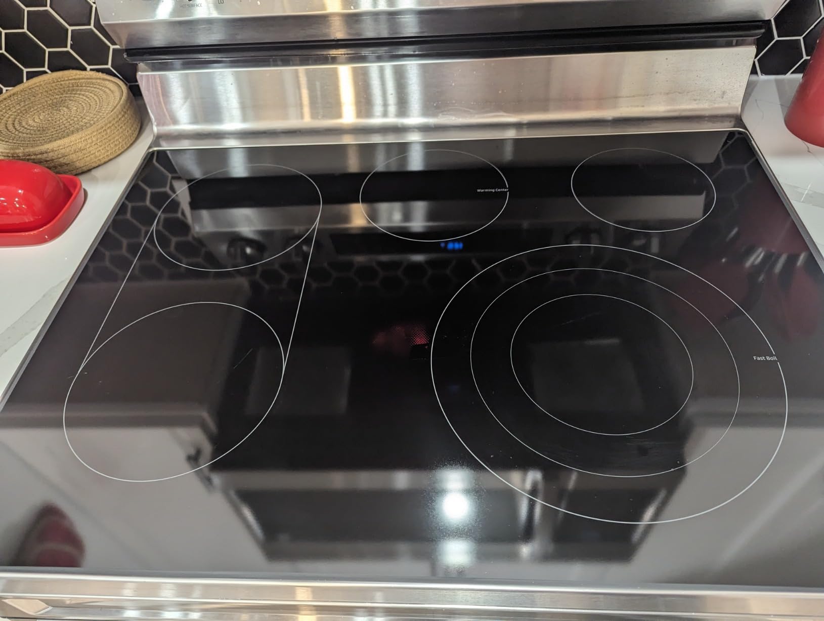 Weiman Cooktop Cleaner Paste, Easily Remove Burned-On Food, Grease and Watermarks, Leaving Your Glass Cook Top Sparkling Customer Review Weiman Cooktop Cleaner Paste, Easily Remove Burned-On Food, Grease and Watermarks, Leaving Your Glass Cook Top Sparkling - Customer Photo 2