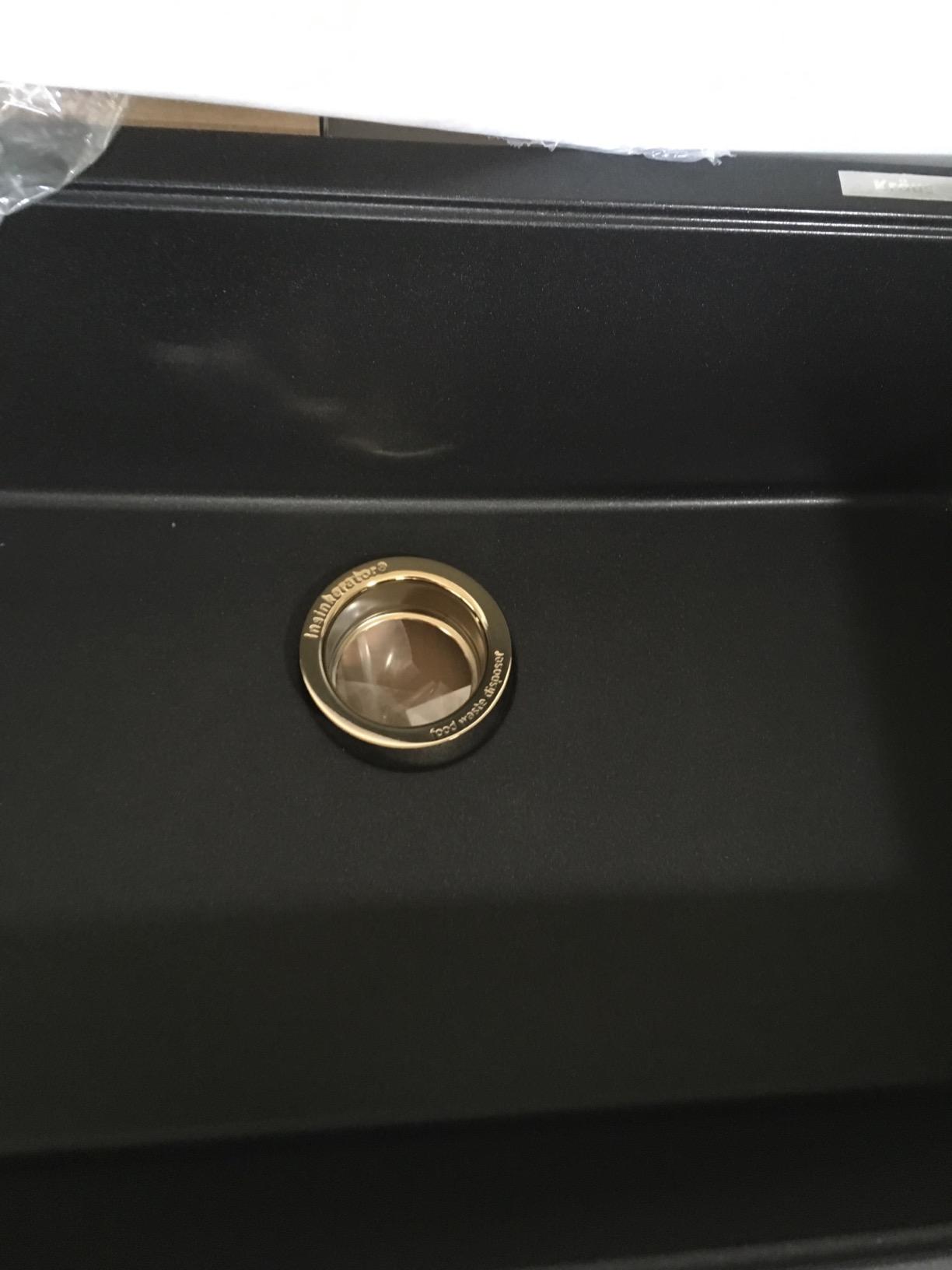KRAUS Quarza 31-inch Undermount Single Bowl Granite Kitchen Sink in Black Onyx, KGU-413B - Customer Photo 2