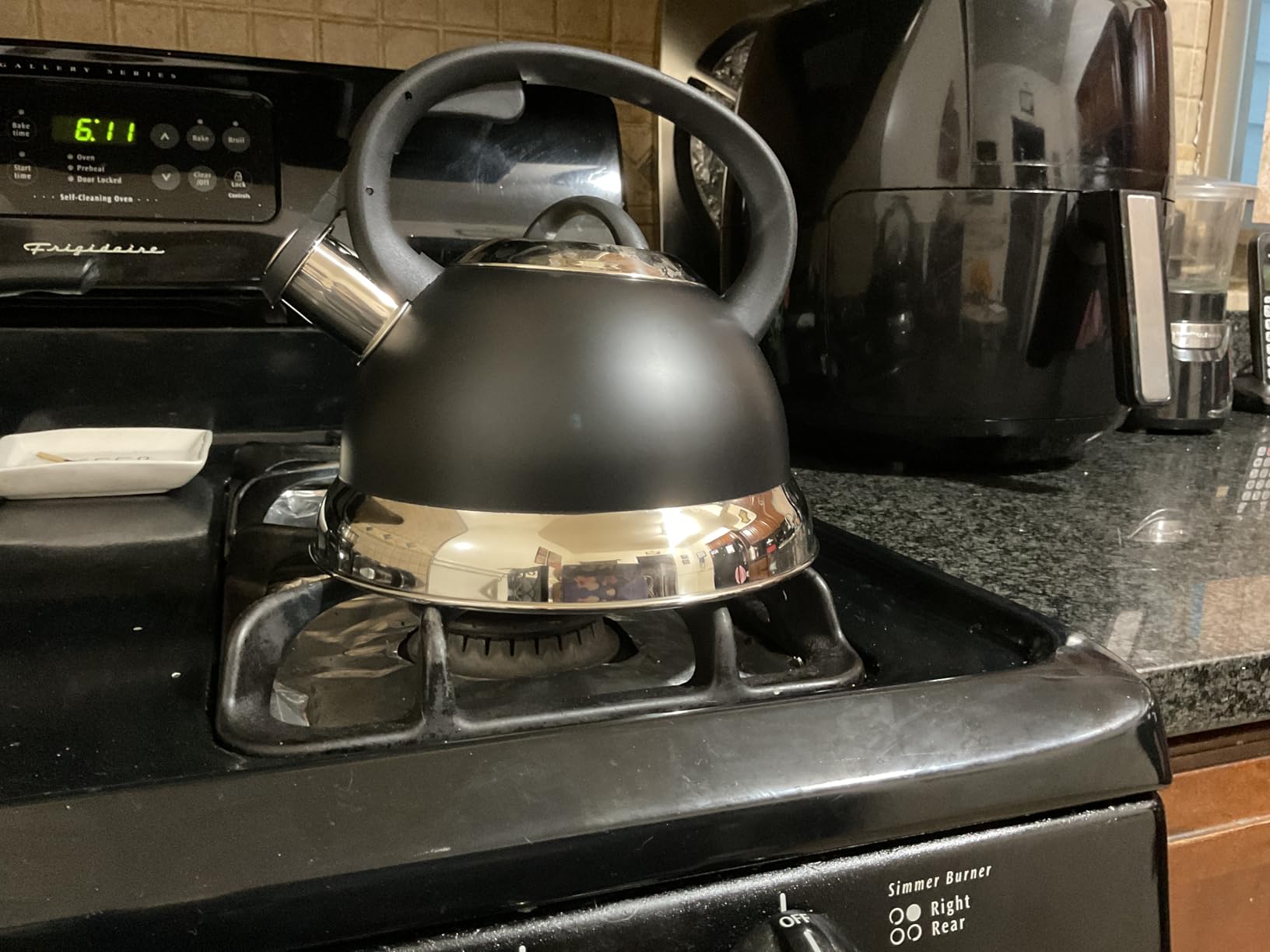 Mr. Coffee Flintshire 1.75-Quart Stainless Steel Whistling Tea Kettle – Brushed Satin Finish Stove-Top Kettle for Boiling Water - Customer Photo 1