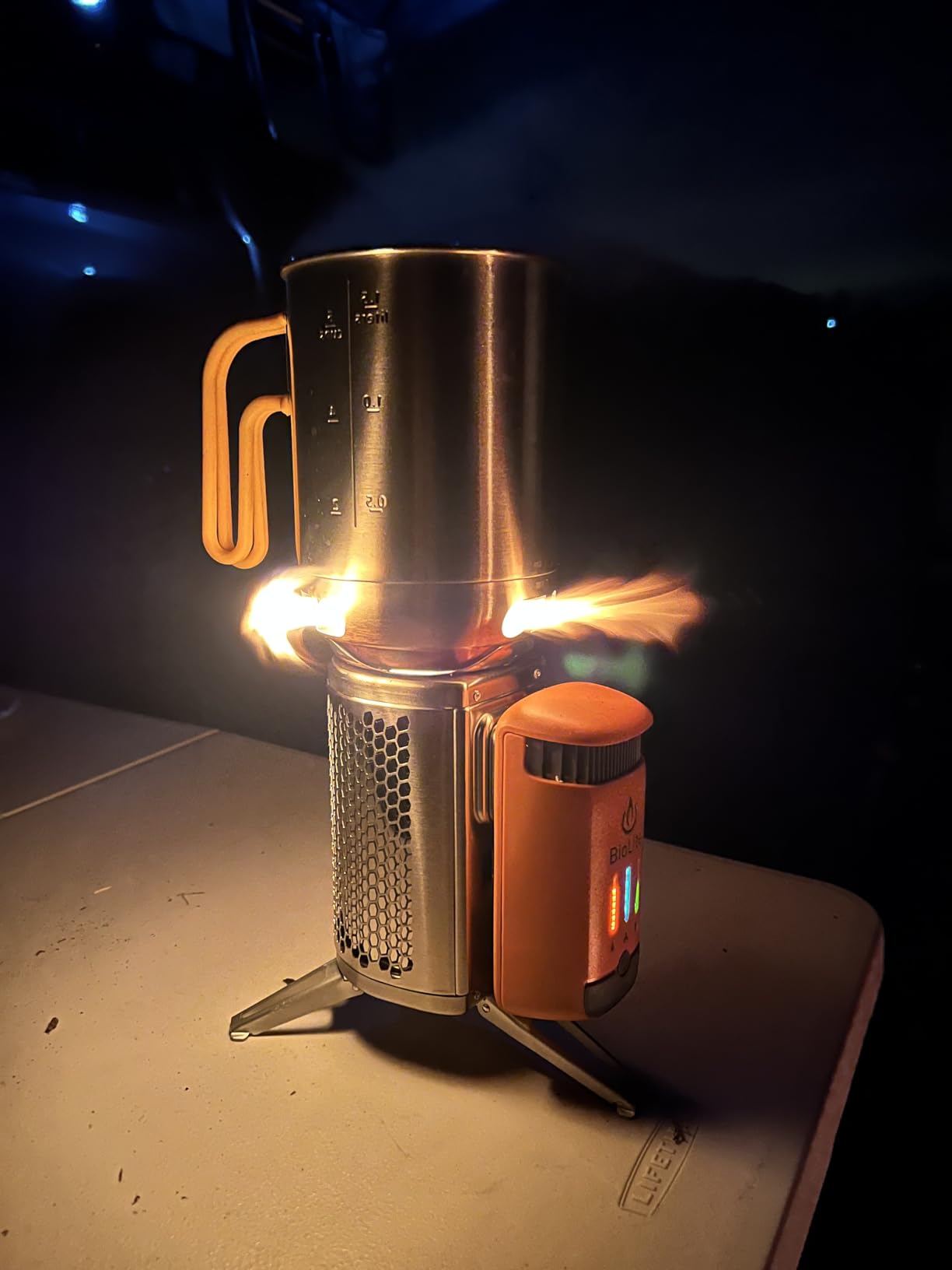 BioLite CampStove 2+ Wood Burning, Electricity Generating & USB Charging Camp Stove - Customer Photo 2