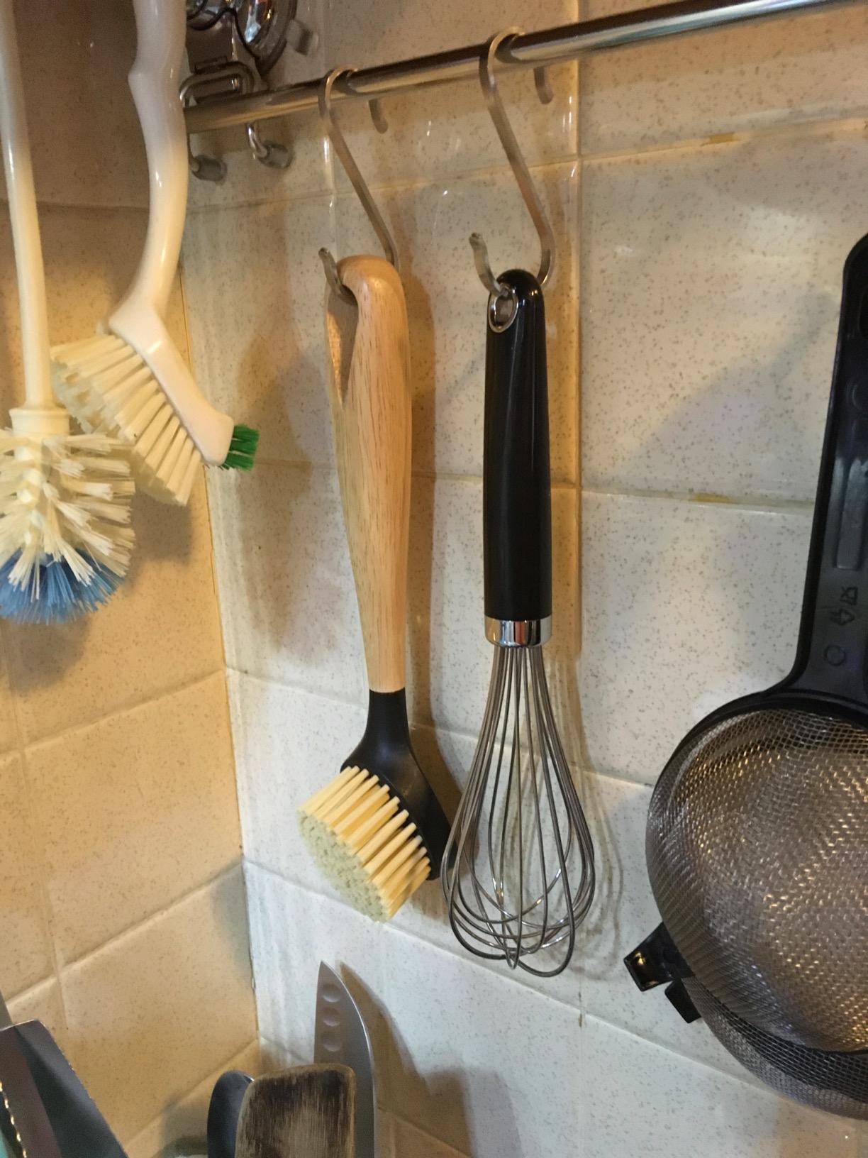 Lodge Care Scrub Brush, 10 Inch, Off White - Customer Photo 1
