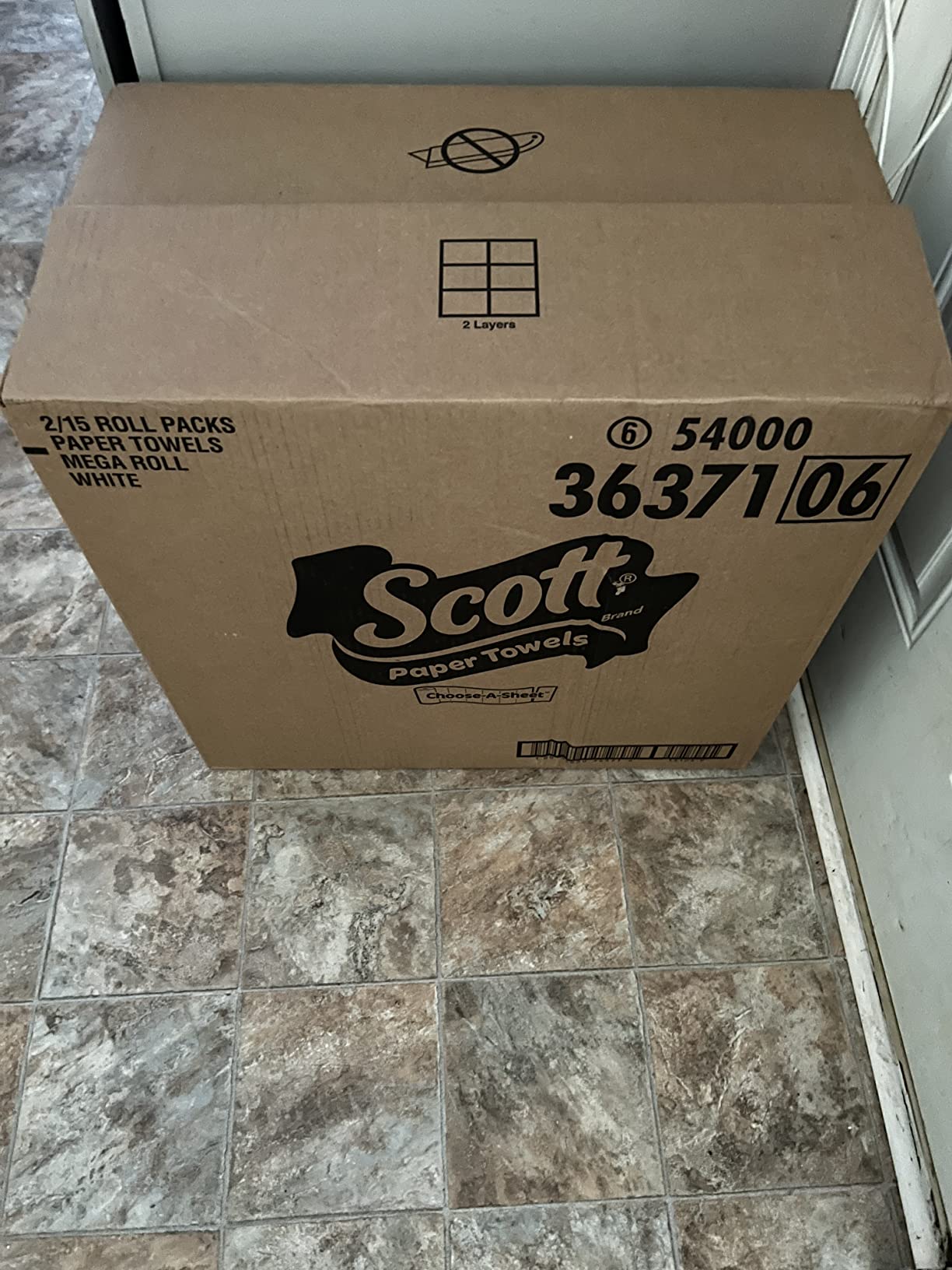Scott Paper Towels, Choose-A-Sheet - 12 Mega Rolls = 22 Regular Rolls (102 Sheets Per Roll) Customer Review Scott Paper Towels, Choose-A-Sheet - 12 Mega Rolls = 22 Regular Rolls (102 Sheets Per Roll) - Customer Photo 1