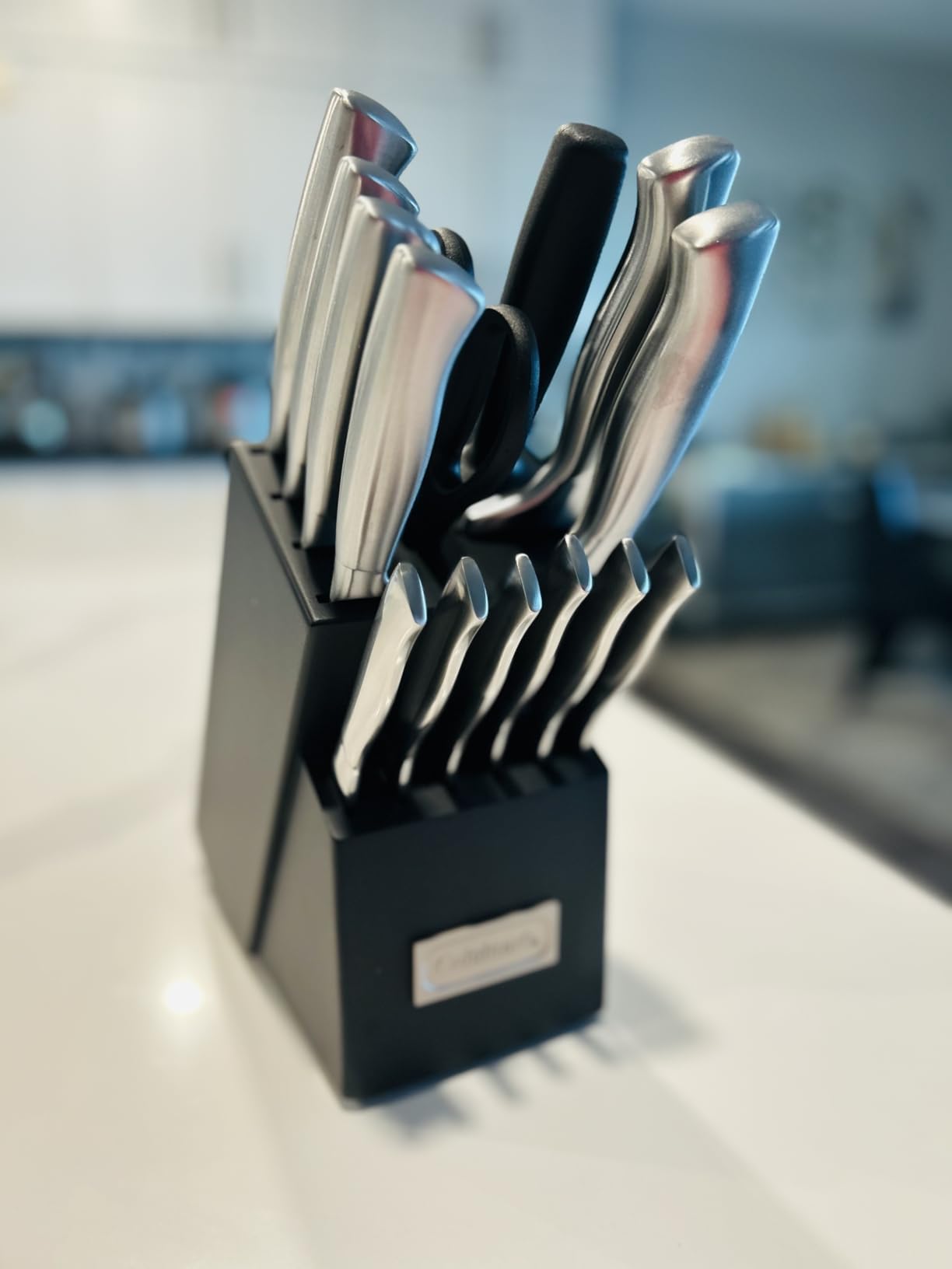 Cuisinart Stainless Steel Hollow Handle 15-Piece Cutlery Block Set, Kitchen Knife Set with Steel Blades for Precise Cutting, Durable Knives with Ergonomic Handles, C77SS-15PK - Customer Photo 2