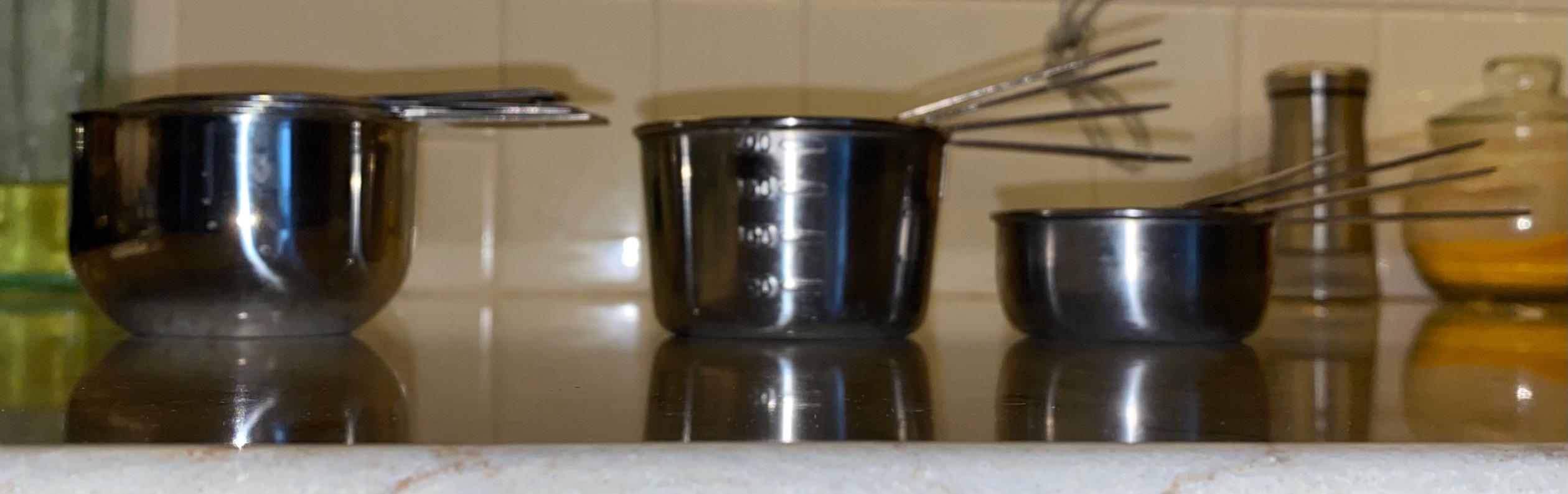 Bellemain One-Piece Stainless Steel Measuring Cups Set of 6 – Nesting Metal Measuring Cups for Kitchen – Dry & Liquid Measurements (ML & OZ), Rust-Resistant, Dishwasher Safe, Ergonomic Design Customer Review Bellemain One-Piece Stainless Steel Measuring Cups Set of 6 – Nesting Metal Measuring Cups for Kitchen – Dry & Liquid Measurements (ML & OZ), Rust-Resistant, Dishwasher Safe, Ergonomic Design - Customer Photo 1