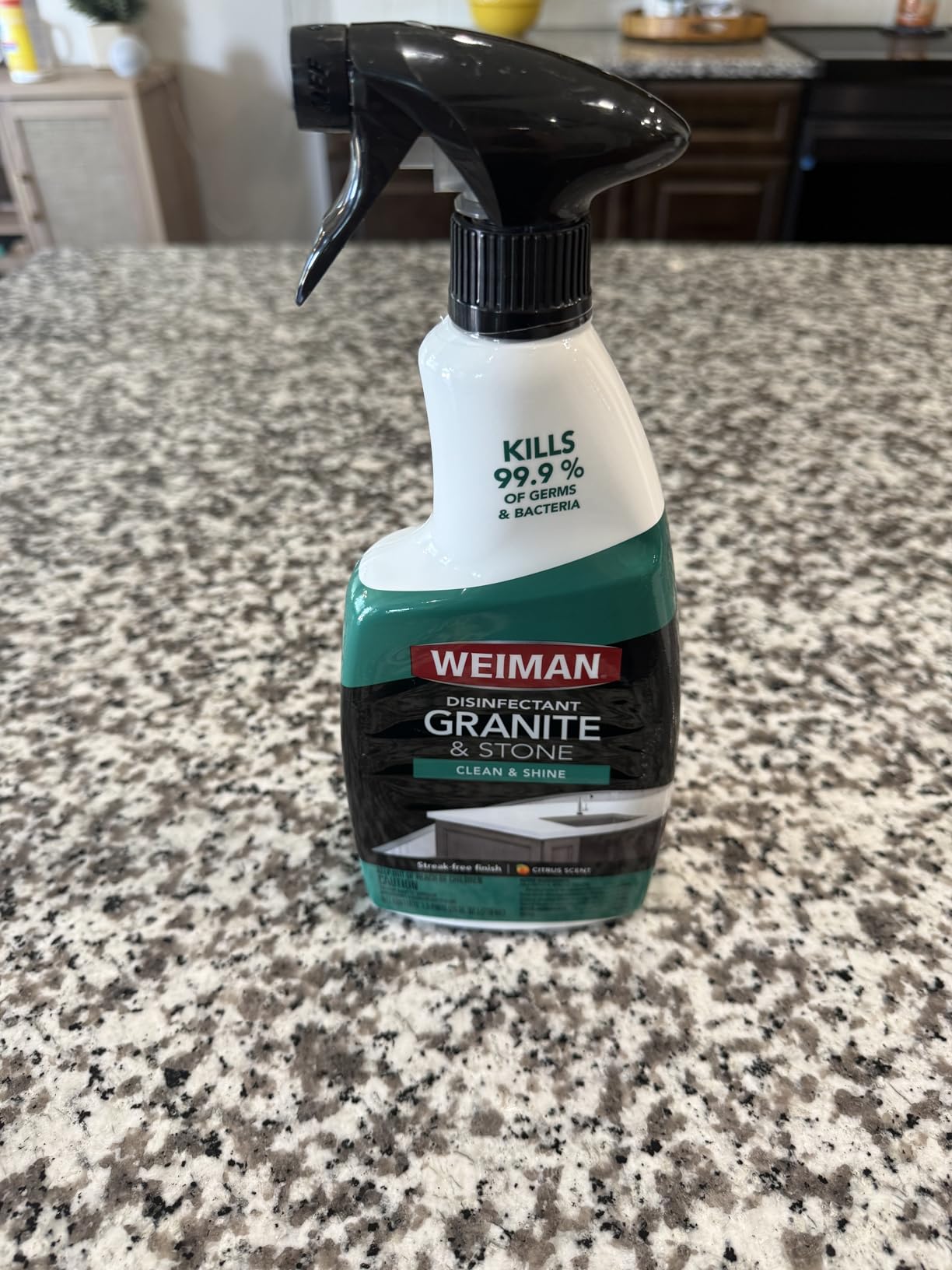 Weiman Disinfectant Granite Daily Clean & Shine, 24 Fl Oz (Pack of 1) - Customer Photo 1