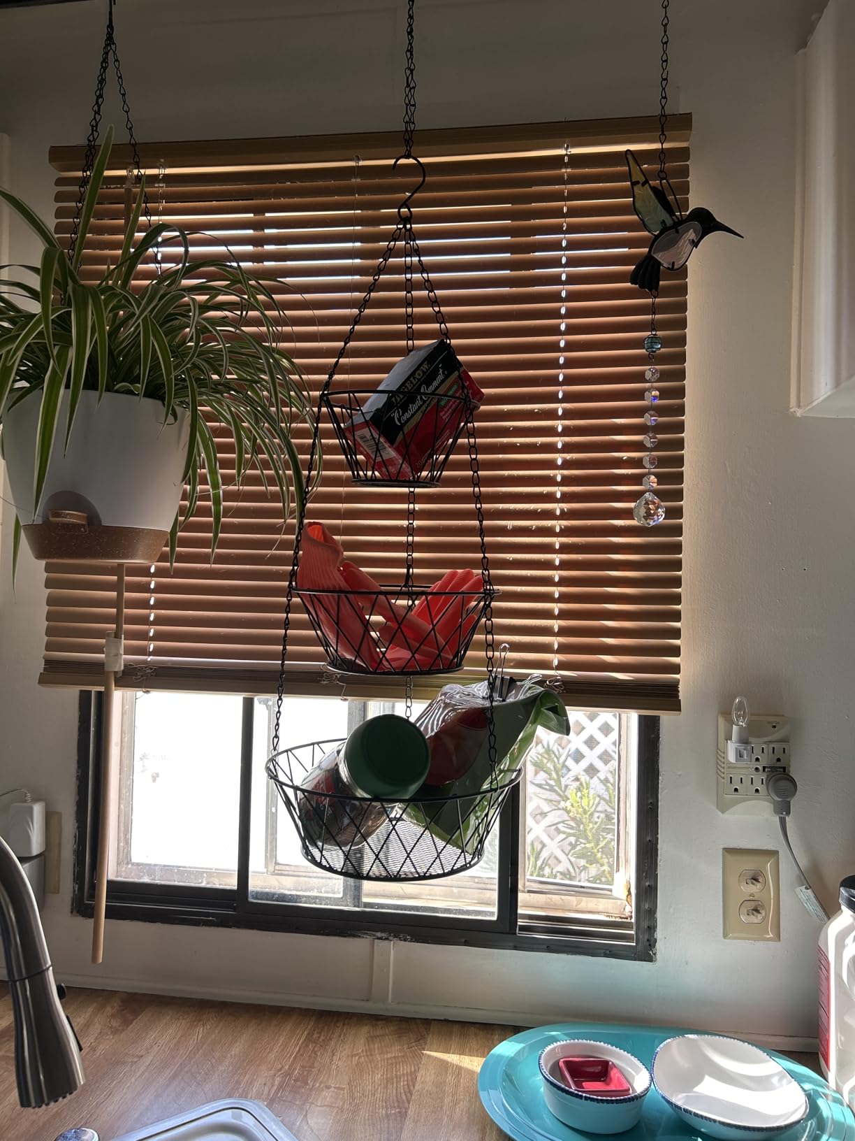 Heavy Duty - 3 Tier Hanging Kitchen Black Fruit Basket Customer Review Heavy Duty - 3 Tier Hanging Kitchen Black Fruit Basket - Customer Photo 1