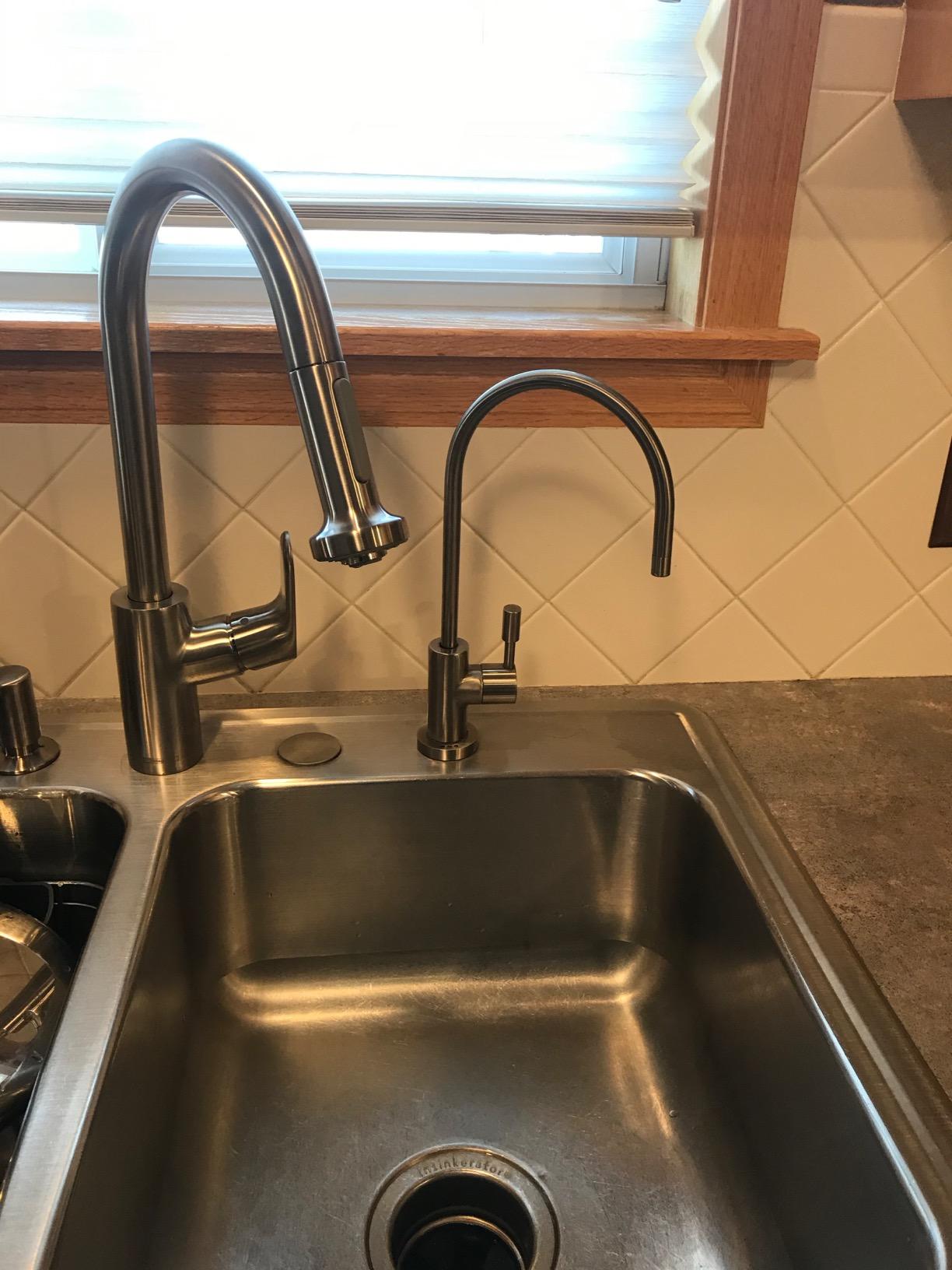 hansgrohe Focus Chrome High Arc Kitchen Faucet with Magnetic Docking Spray Head, Chrome 04505000 Customer Review hansgrohe Focus Chrome High Arc Kitchen Faucet with Magnetic Docking Spray Head, Chrome 04505000 - Customer Photo 1