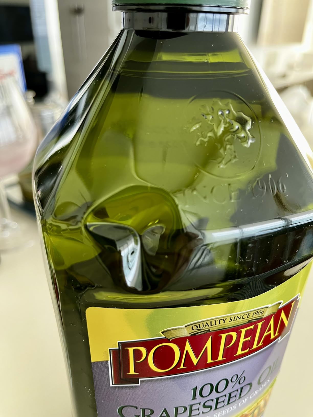 Pompeian 100% Grapeseed Oil, Light and Subtle Flavor, 68 Fl Oz Customer Review Pompeian 100% Grapeseed Oil, Light and Subtle Flavor, 68 Fl Oz - Customer Photo 1
