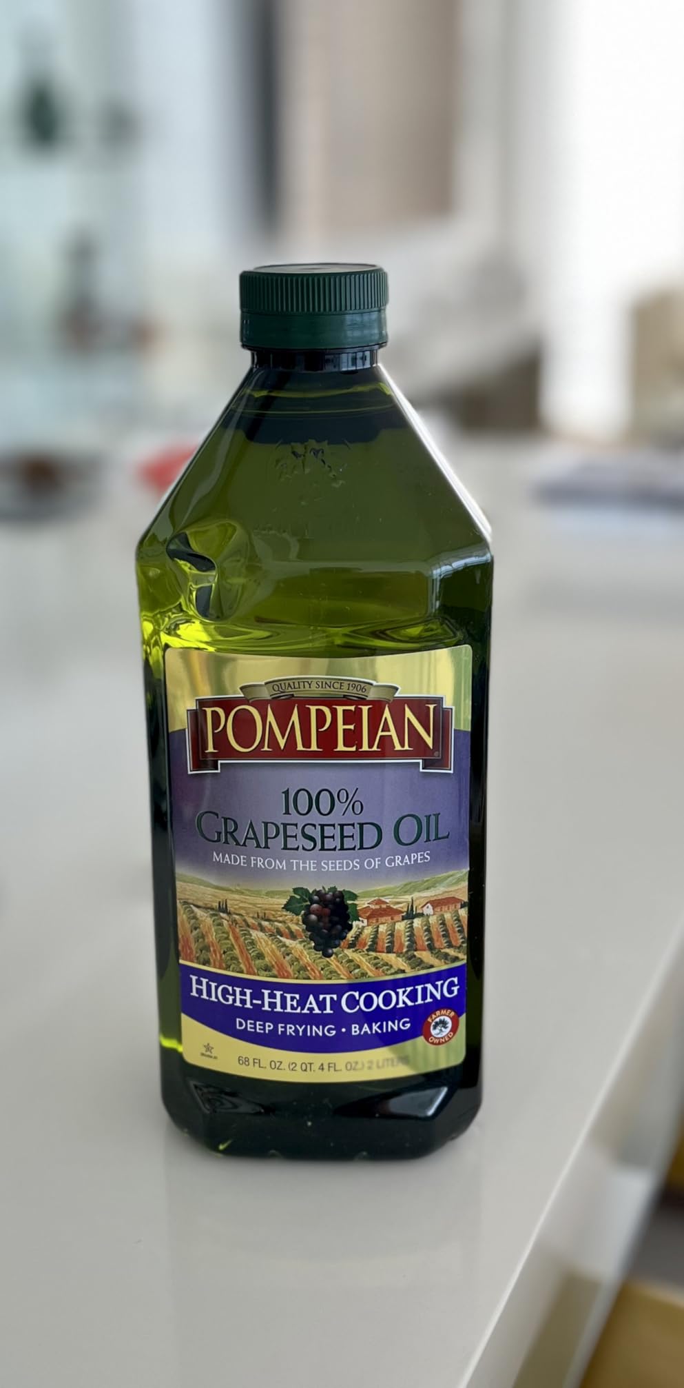 Pompeian 100% Grapeseed Oil, Light and Subtle Flavor, 68 Fl Oz Customer Review Pompeian 100% Grapeseed Oil, Light and Subtle Flavor, 68 Fl Oz - Customer Photo 2