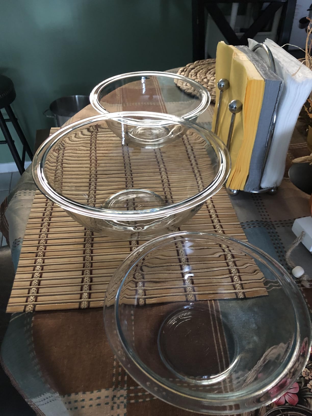 Pyrex Essentials (3-Piece) Glass Mixing Bowls Set For Prepping, Baking and Cooking, Preheated Oven, Dishwasher, Freezer, and Microwave Safe Customer Review Pyrex Essentials (3-Piece) Glass Mixing Bowls Set For Prepping, Baking and Cooking, Preheated Oven, Dishwasher, Freezer, and Microwave Safe - Customer Photo 1