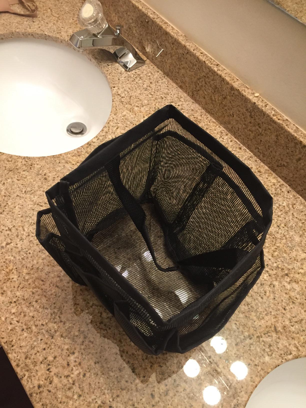 Attmu Mesh Shower Caddy Portable for College Dorm Room Essentials with 8 Pockets, Hanging Caddy Dorm Basket, Quick Dry Shower Bag for Bathroom - Customer Photo 2