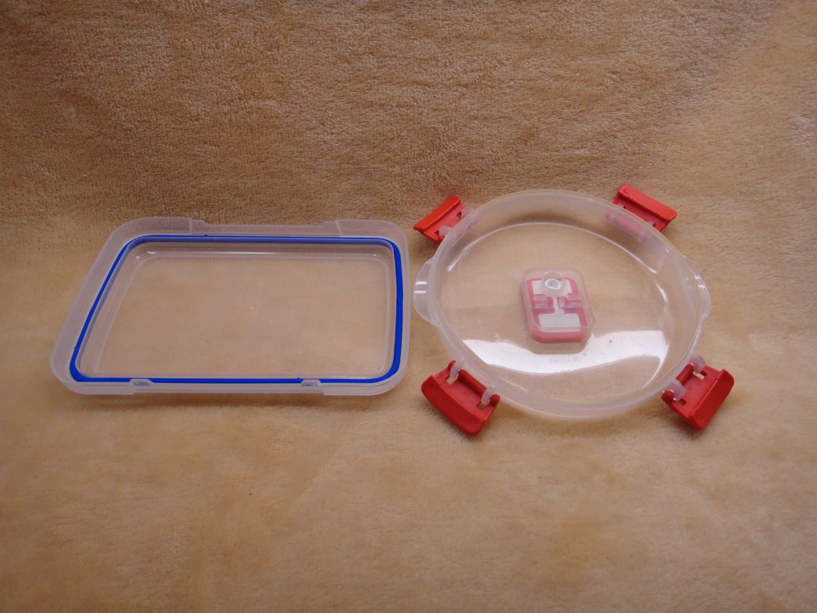 Sistema Microwave Containers | Soup Mug, Porridge Bowl & Noodle Bowl | Food Containers With Steam Release Vents | BPA-Free | Red | 3 Count - Customer Photo 1