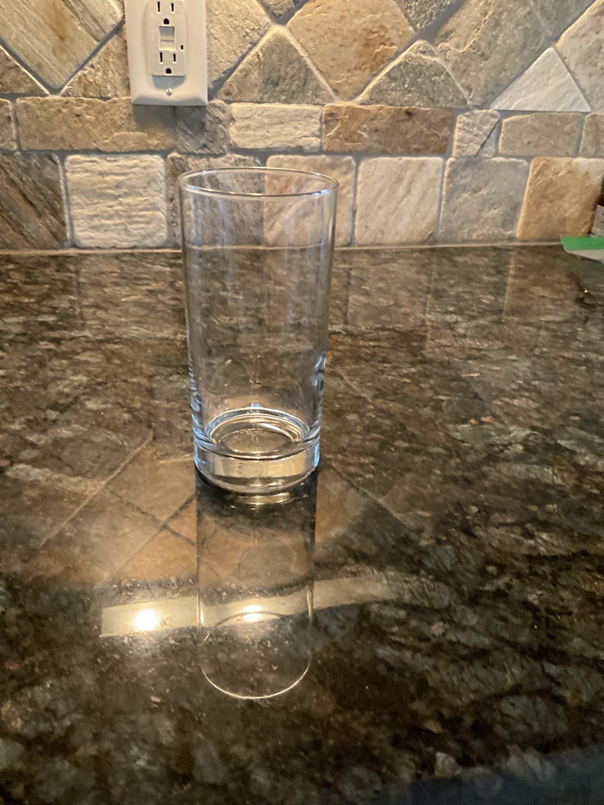 Libbey Heavy Base Drinking Glasses Set of 8, 15.5 Oz Elegant, Weighted Clear Water Glasses, Dishwasher Safe Glass Cups Set for Parties, Birthdays - Customer Photo 1