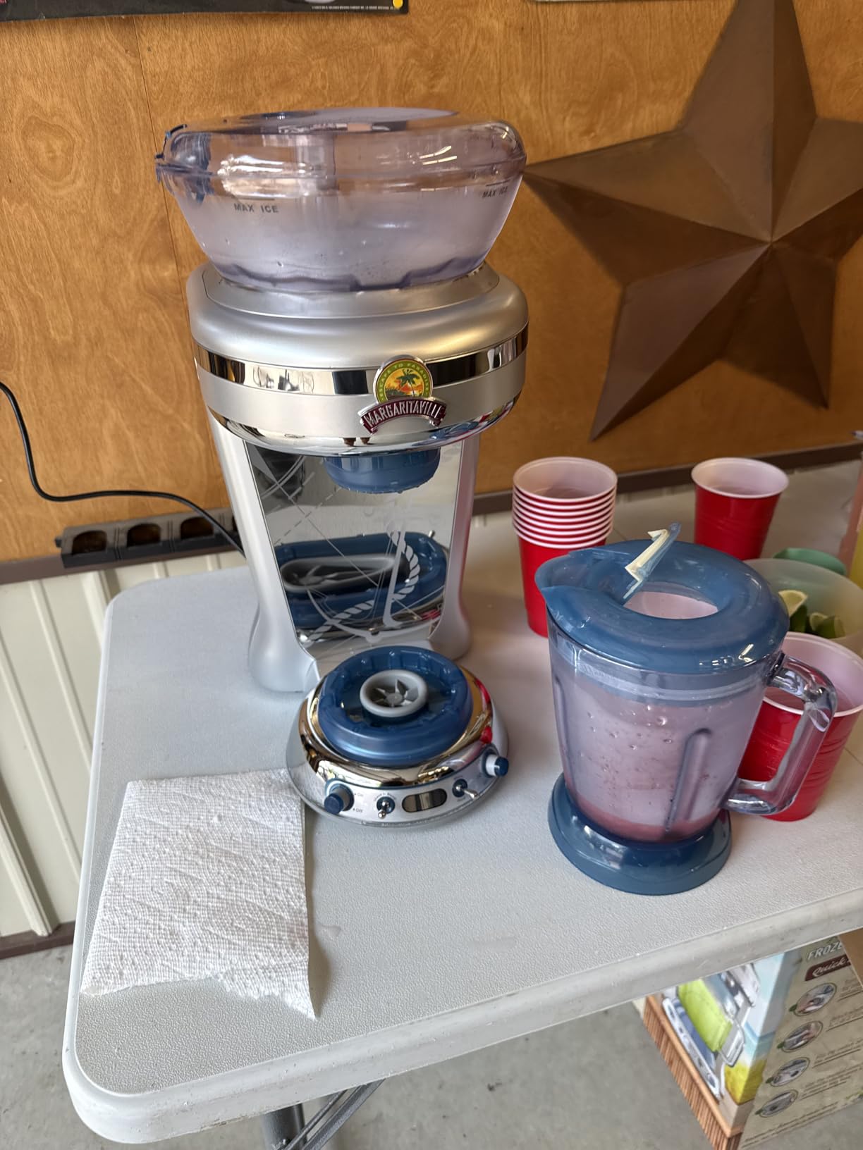 Margaritaville Key West Frozen Concoction Maker with Easy Pour Jar and XL Ice Reservoir, 4 Programmed Drink Settings, Great for Entertaining and Parties - Customer Photo 1