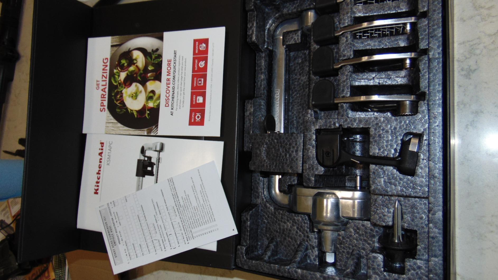 KitchenAid Stand Mixer Attachment, KSM1APC Fruit and Vegetable Spiralizer Customer Review KitchenAid Stand Mixer Attachment, KSM1APC Fruit and Vegetable Spiralizer - Customer Photo 2