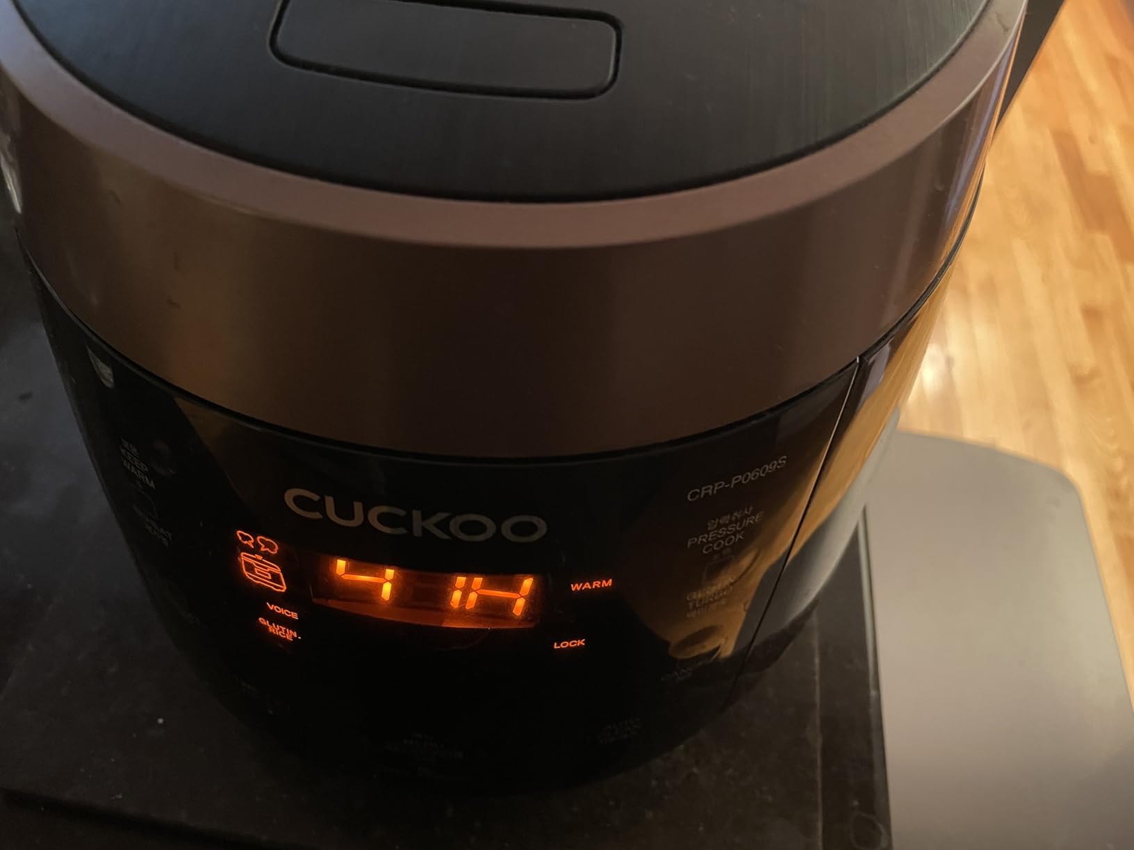 CUCKOO High Pressure Rice Cooker 10-Cup Uncooked / 20-Cup Cooked with Nonstick Inner Pot, Large Rice Maker with 13 Menu Options and Steam Plate, Fuzzy Logic Tech, Voice Guide, White (CRP-P1009SW) Customer Review CUCKOO High Pressure Rice Cooker 10-Cup Uncooked / 20-Cup Cooked with Nonstick Inner Pot, Large Rice Maker with 13 Menu Options and Steam Plate, Fuzzy Logic Tech, Voice Guide, White (CRP-P1009SW) - Customer Photo 1