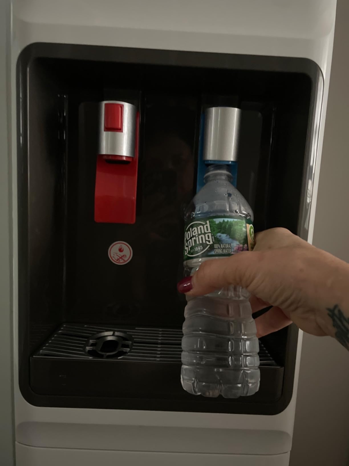 Avalon Top Loading Water Cooler Dispenser - Hot & Cold Water, Child Safety Lock, Innovative Slim Design, Holds 3 or 5 Gallon Bottles - UL Listed - Customer Photo 5