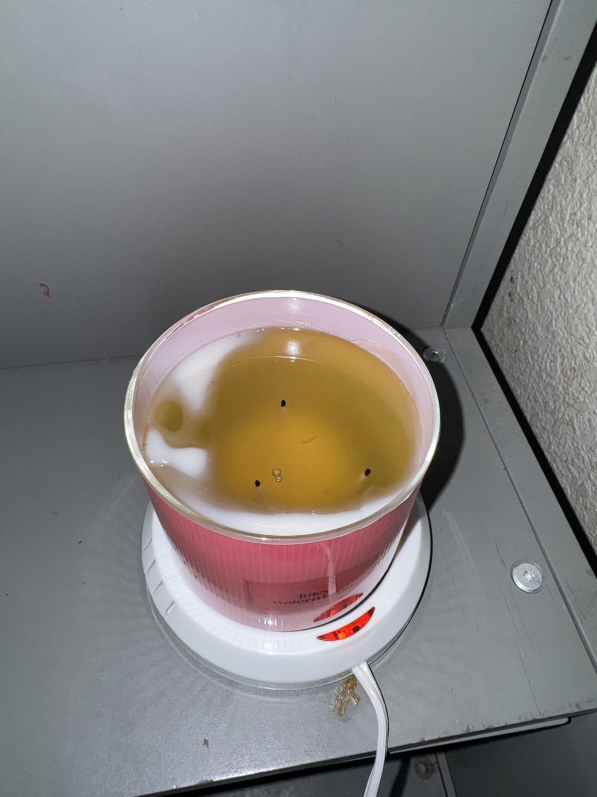 Candle Warmers Etc. Original Candle Warmer Plate (White, Plug-in) – Electric Candle Wax Melter Plate for jar Candles - Customer Photo 1