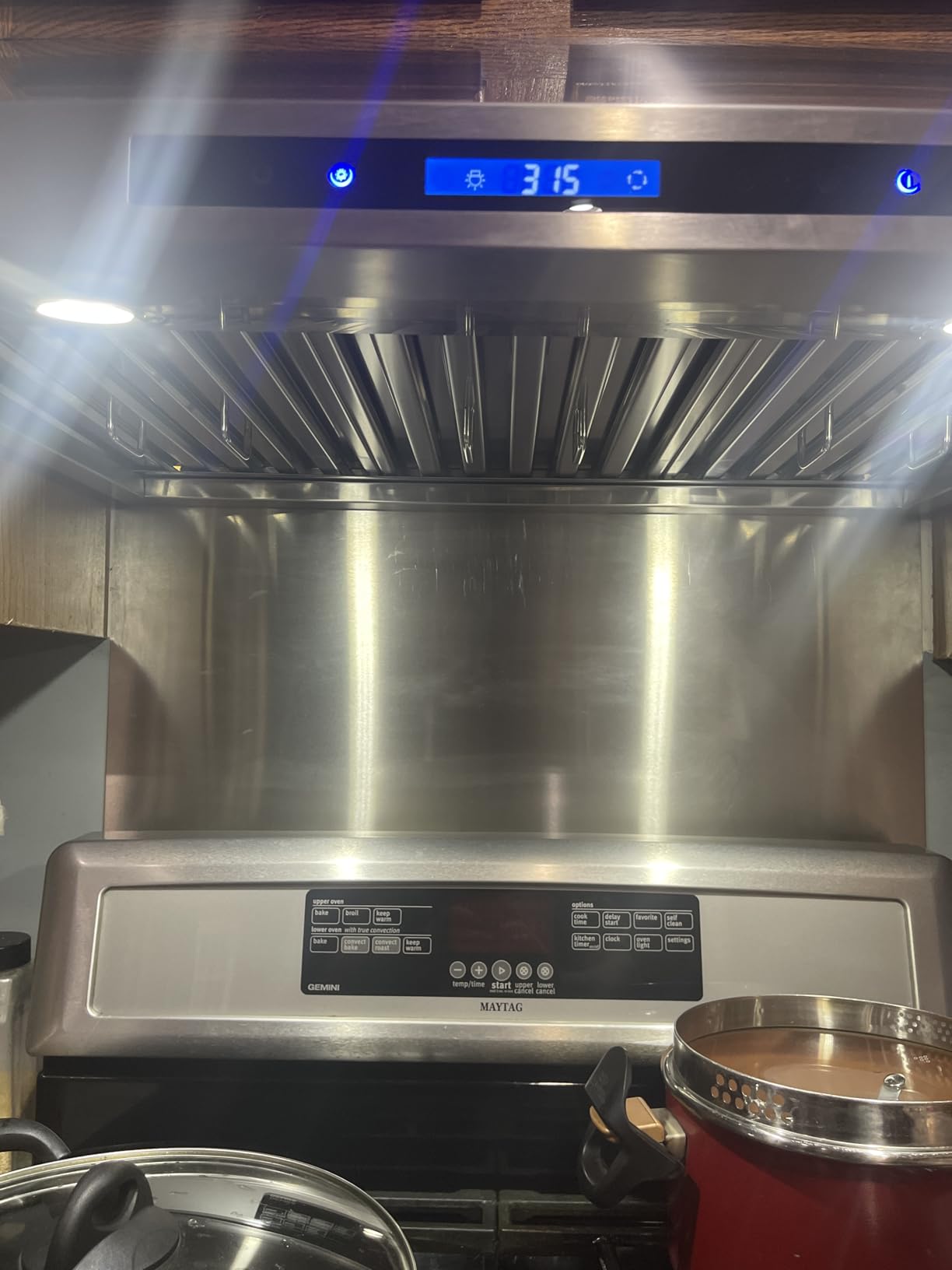 COSMO COS-QS75 30 in. Haven Collection 500 CFM Ducted Under Cabinet Range Hood, Touch Controls, LED Lights, Stainless Steel - Customer Photo 3