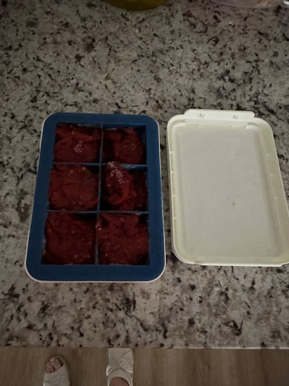 OXO Good Grips Covered Ice Cube Tray (Large Cube), Dark Blue Customer Review OXO Good Grips Covered Ice Cube Tray (Large Cube), Dark Blue - Customer Photo 1