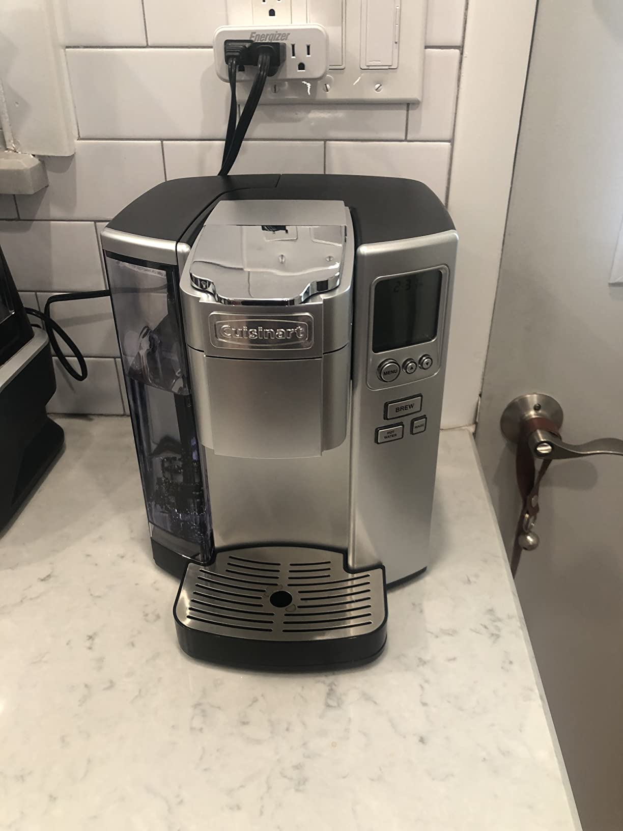 Cuisinart Coffee Maker, Single Serve 72-Ounce Reservoir Pod Coffee Machine, Programmable Brewing & Hot Water Dispenser, 3 Cup-Size Settings, Stainless Steel, SS-10P1 Customer Review Cuisinart Coffee Maker, Single Serve 72-Ounce Reservoir Pod Coffee Machine, Programmable Brewing & Hot Water Dispenser, 3 Cup-Size Settings, Stainless Steel, SS-10P1 - Customer Photo 2