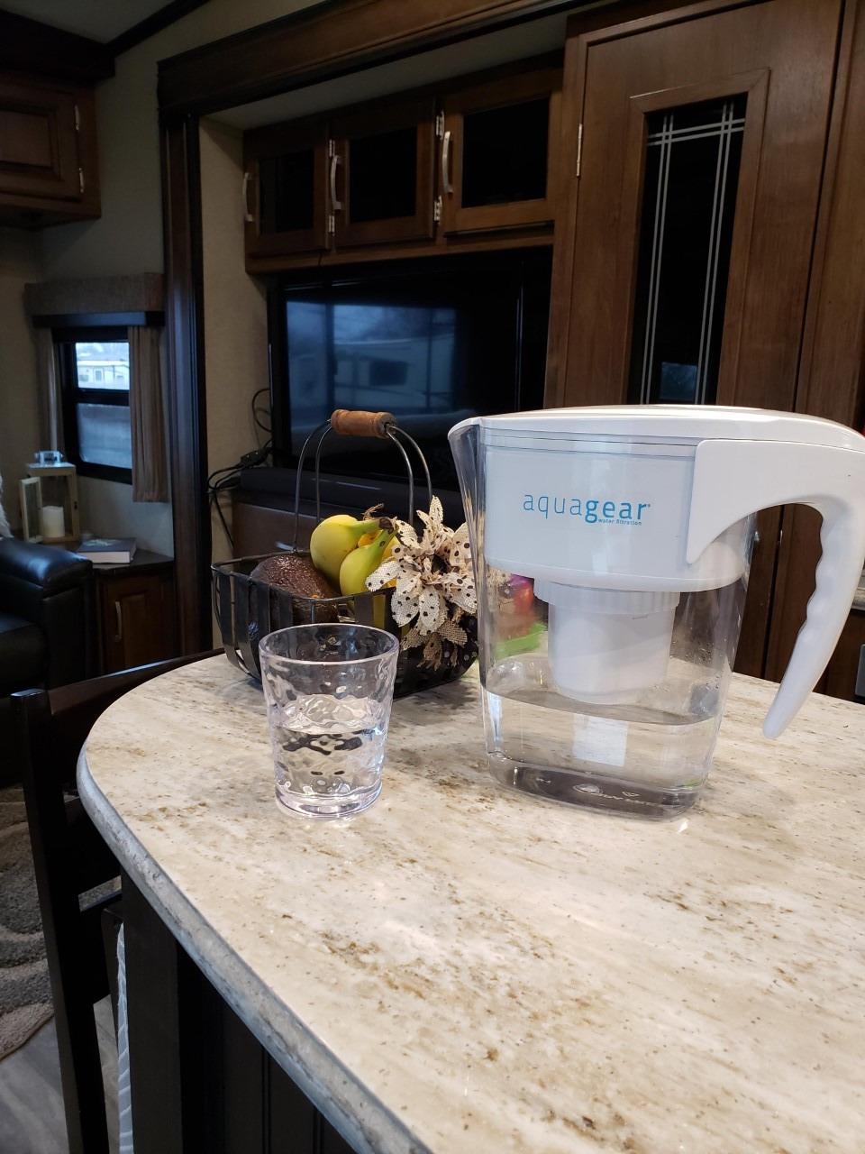 Aquagear Water Filter Pitcher – Lead, Chlorine, PFOA/PFOS, Microplastics Filter, 10 Cup, 120 Gallon Filter Life - Filter Media Made in USA Customer Review Aquagear Water Filter Pitcher – Lead, Chlorine, PFOA/PFOS, Microplastics Filter, 10 Cup, 120 Gallon Filter Life - Filter Media Made in USA - Customer Photo 2