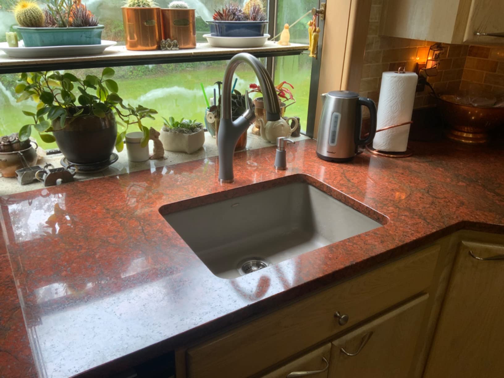 BLANCO, White 442036 ARTONA Color-Coordinated Pull-Down Dual Spray Kitchen Faucet, 1.5 GPM Customer Review BLANCO, White 442036 ARTONA Color-Coordinated Pull-Down Dual Spray Kitchen Faucet, 1.5 GPM - Customer Photo 2