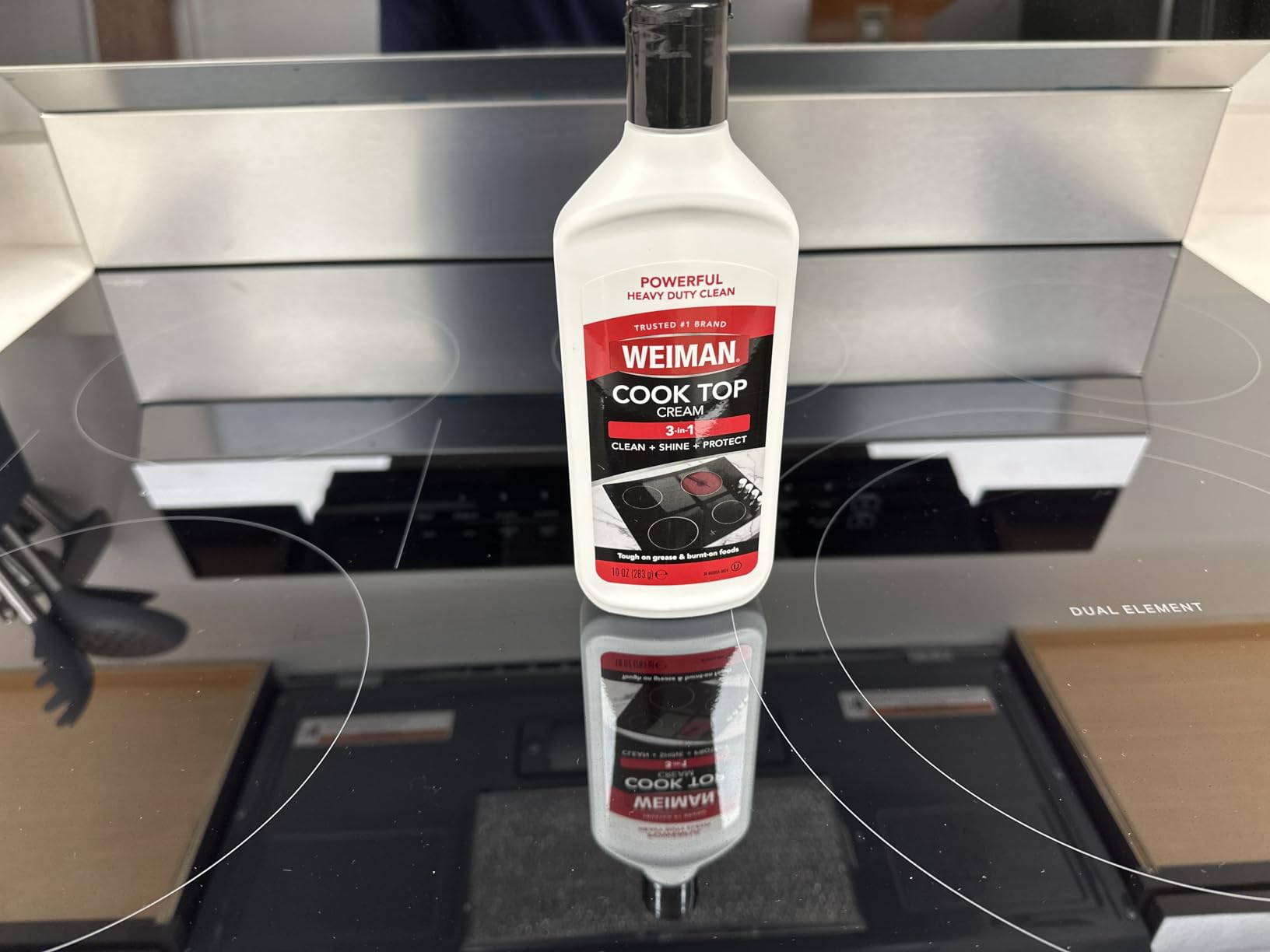 Weiman Glass Cooktop Cleaner & Polish Heavy Duty Stove Eco Friendly 10 oz Bottle Customer Review Weiman Glass Cooktop Cleaner & Polish Heavy Duty Stove Eco Friendly 10 oz Bottle - Customer Photo 1