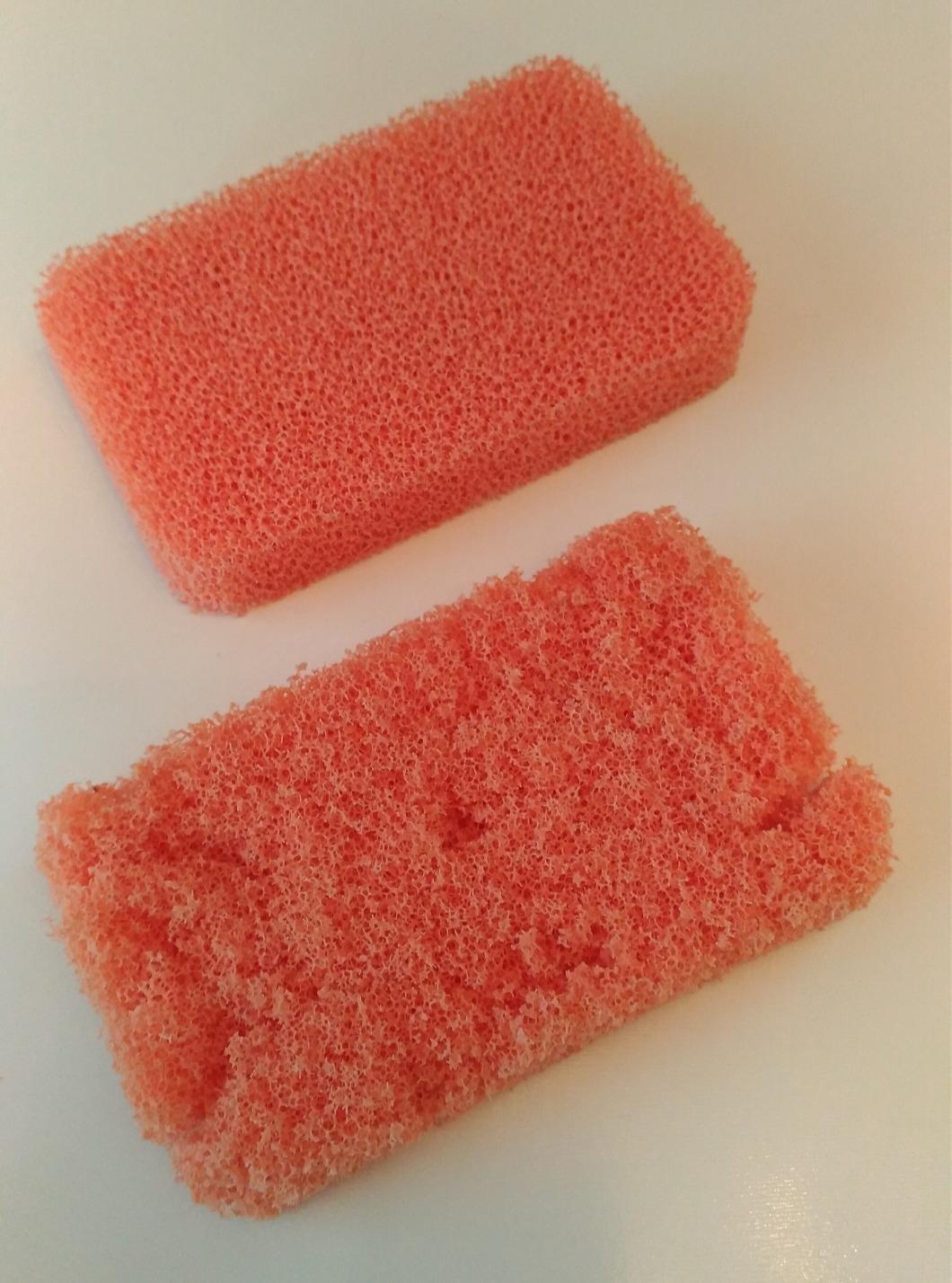 Peachy Clean Silicone Dish Sponge Scrubbers, Fresh Peach Scent, Non-Scratch, Odor-Resistant, Durable Dish Sponges for Kitchen 3pk - Customer Photo 2