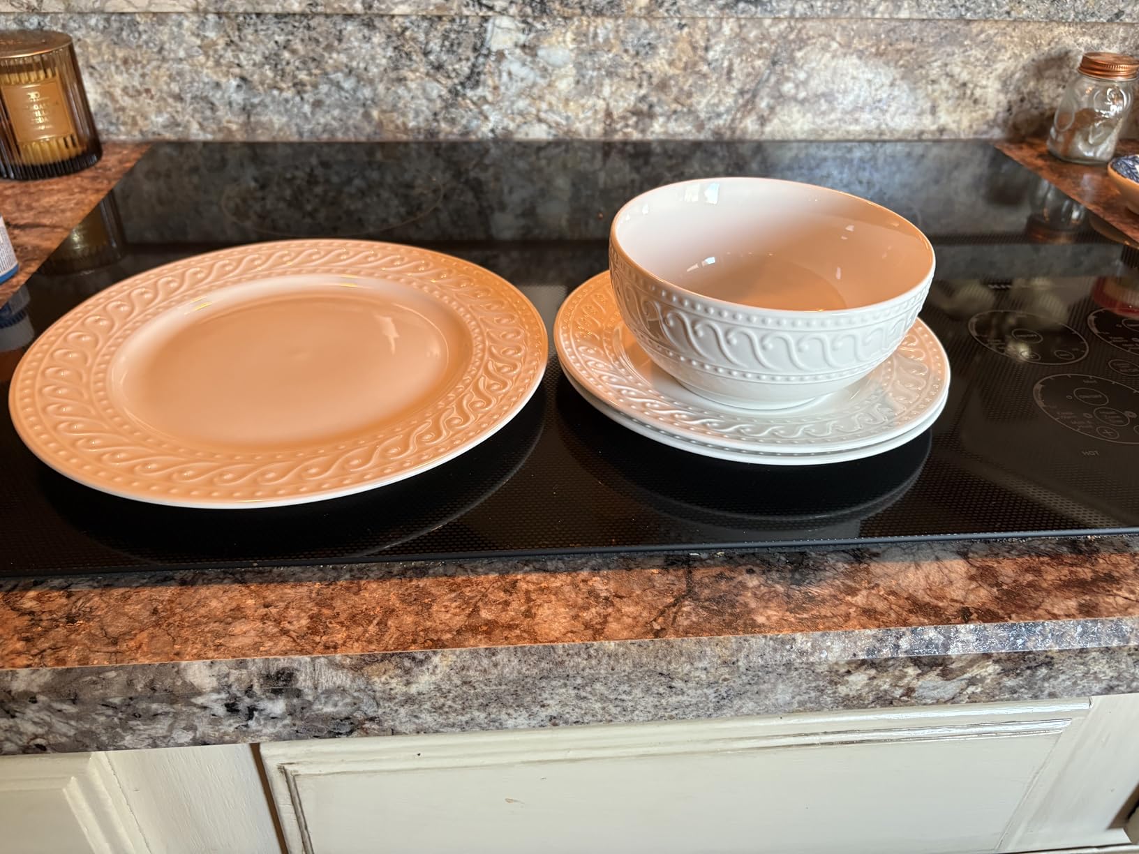 Pfaltzgraff Sylvia 32-Piece White Dinnerware Set, Service for 8, Durable Stoneware Plates, Bowls, and Mugs, Microwave and Dishwasher Safe Customer Review Pfaltzgraff Sylvia 32-Piece White Dinnerware Set, Service for 8, Durable Stoneware Plates, Bowls, and Mugs, Microwave and Dishwasher Safe - Customer Photo 2
